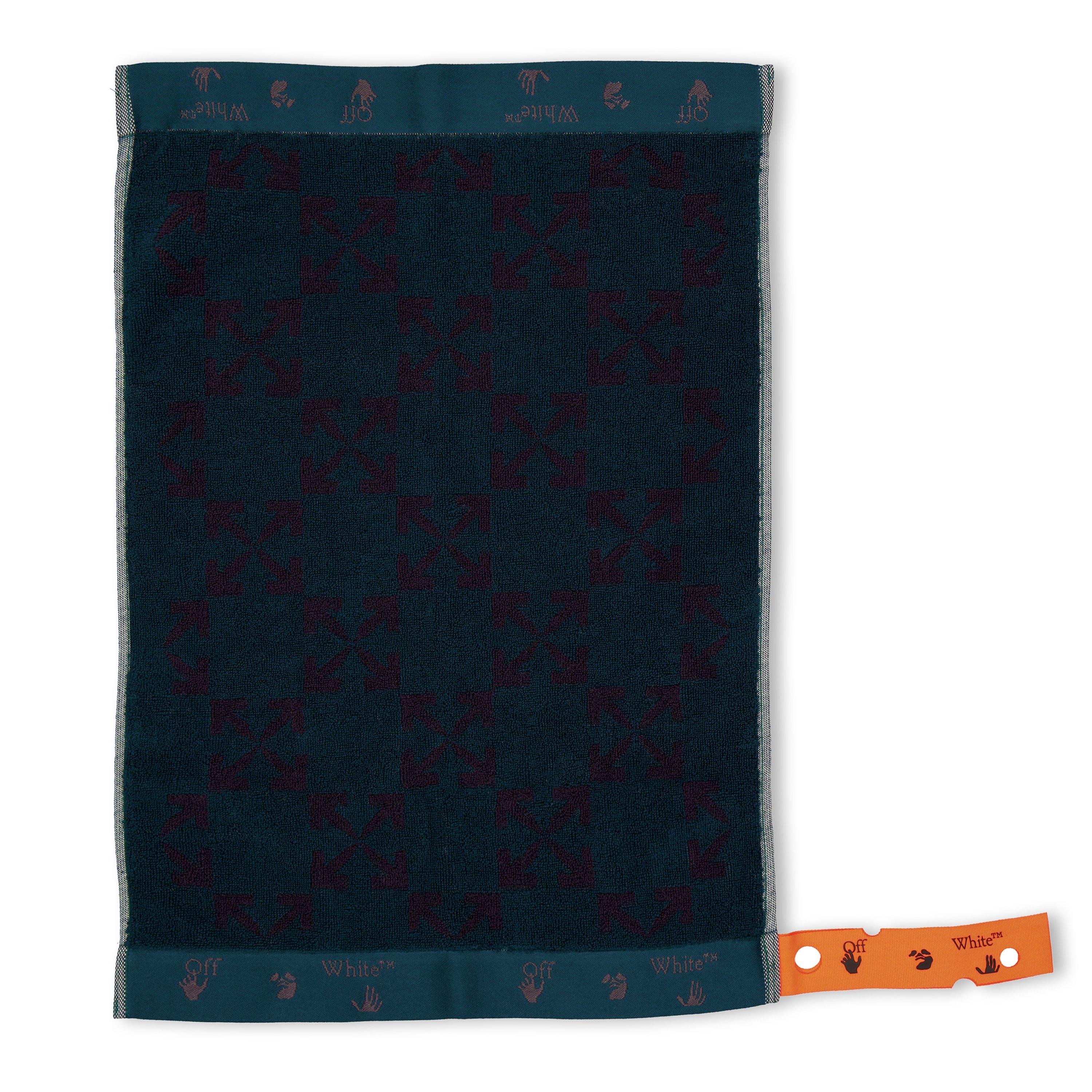 Aubergine - Off White - Towels - 3