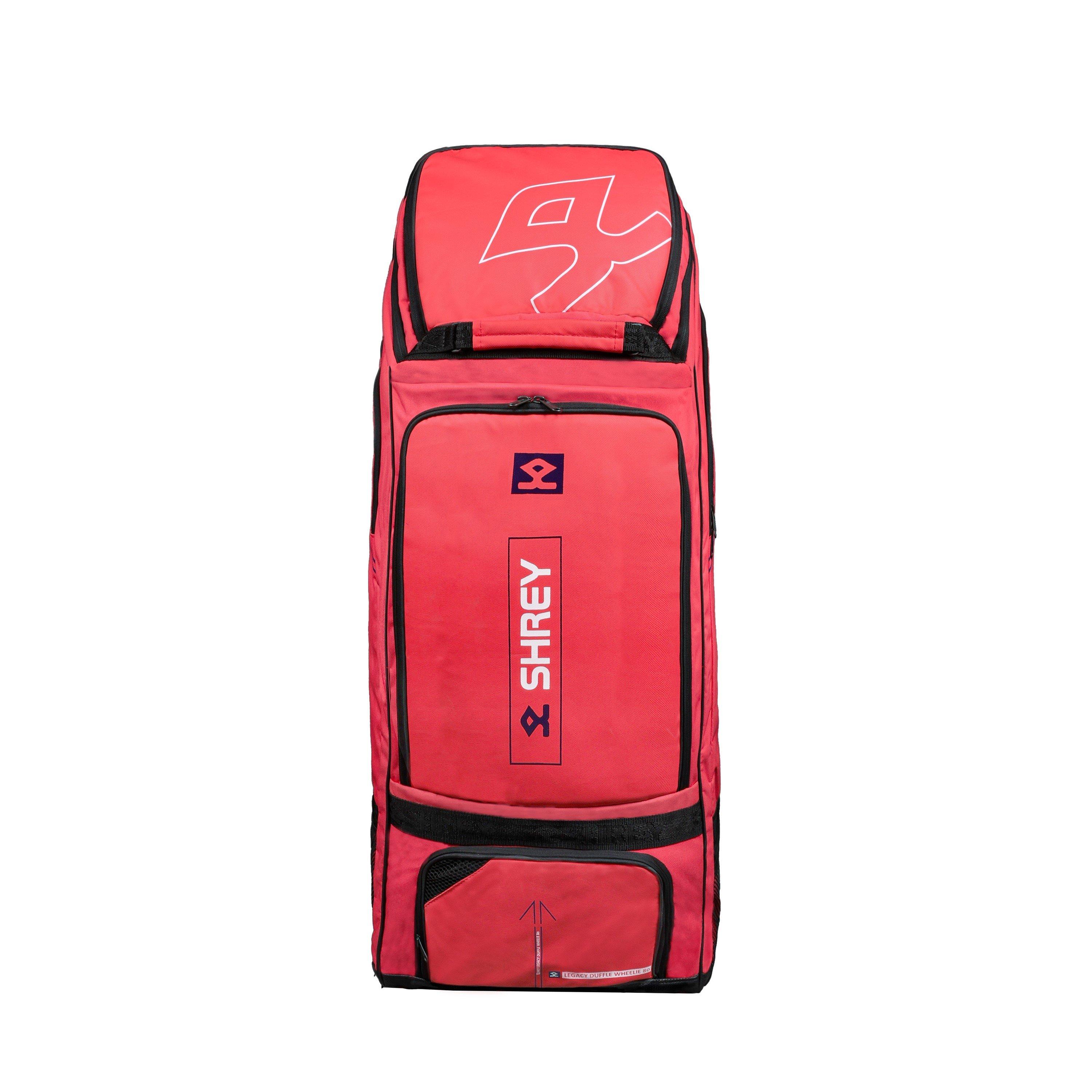 Radiant Red - Shrey - Legacy Duffle Wheelie 80 62 - 1