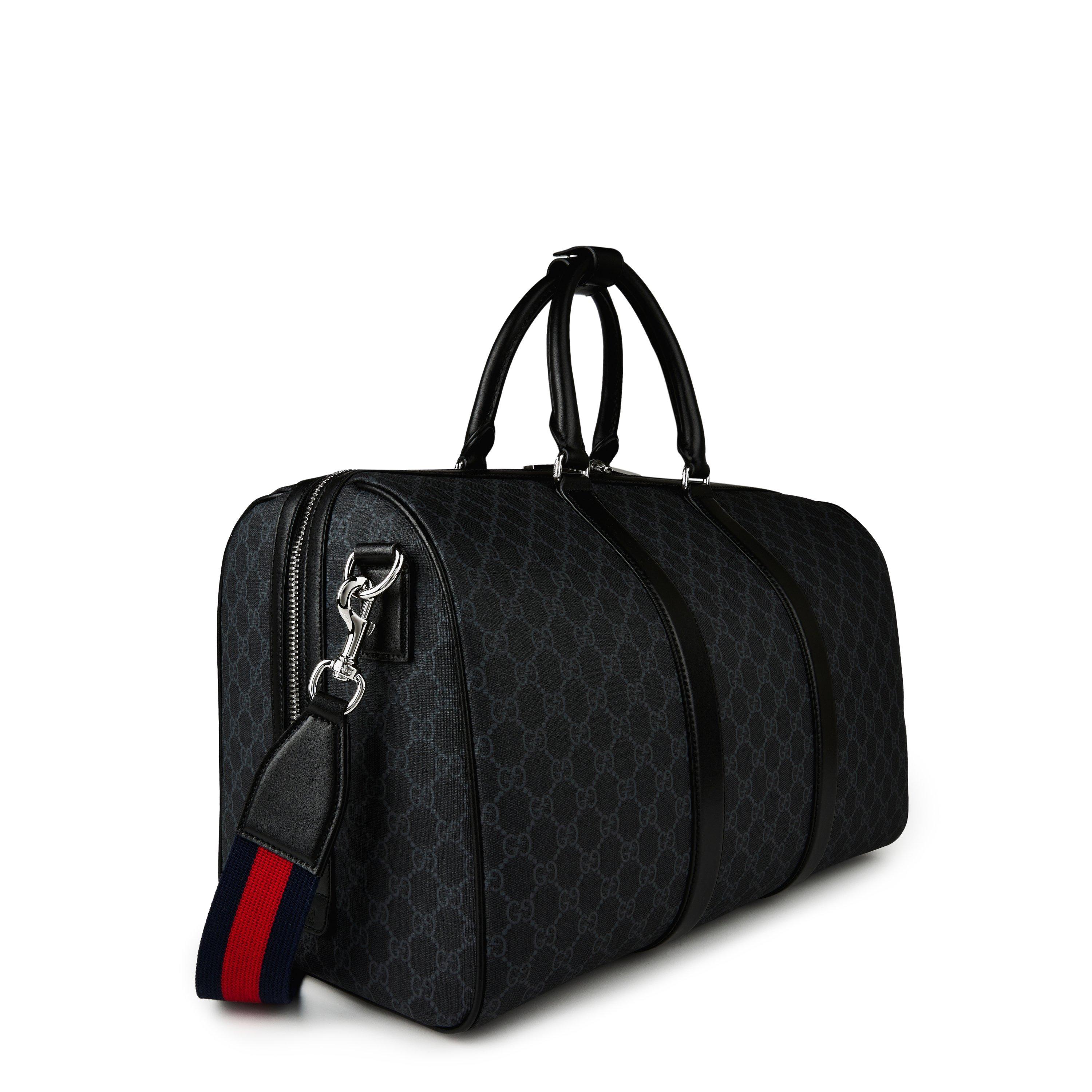 GG Black - Gucci - Men's Monogram Cotton Duffle Bag - 2