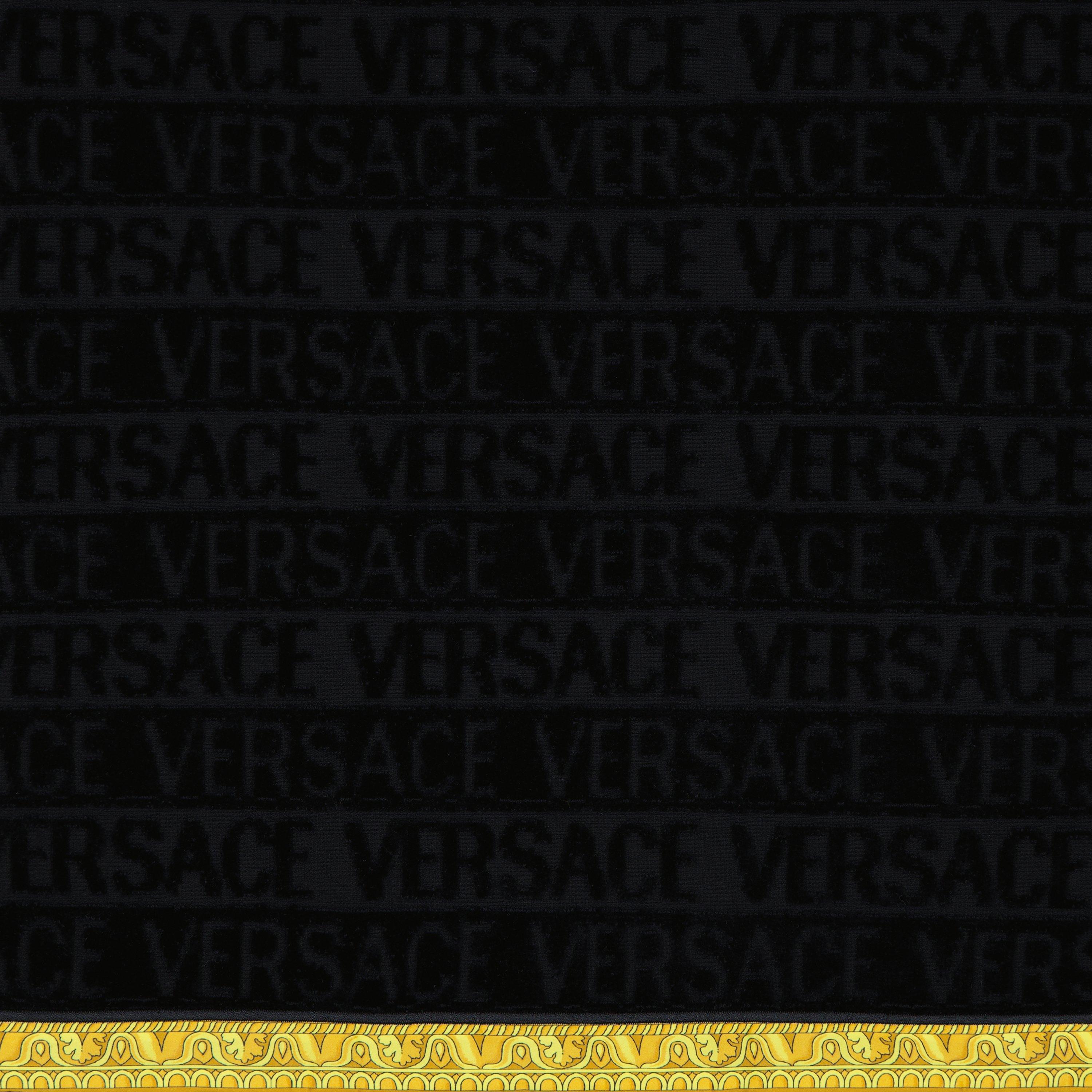 Black - Versace Home - Barocco Towel - 2