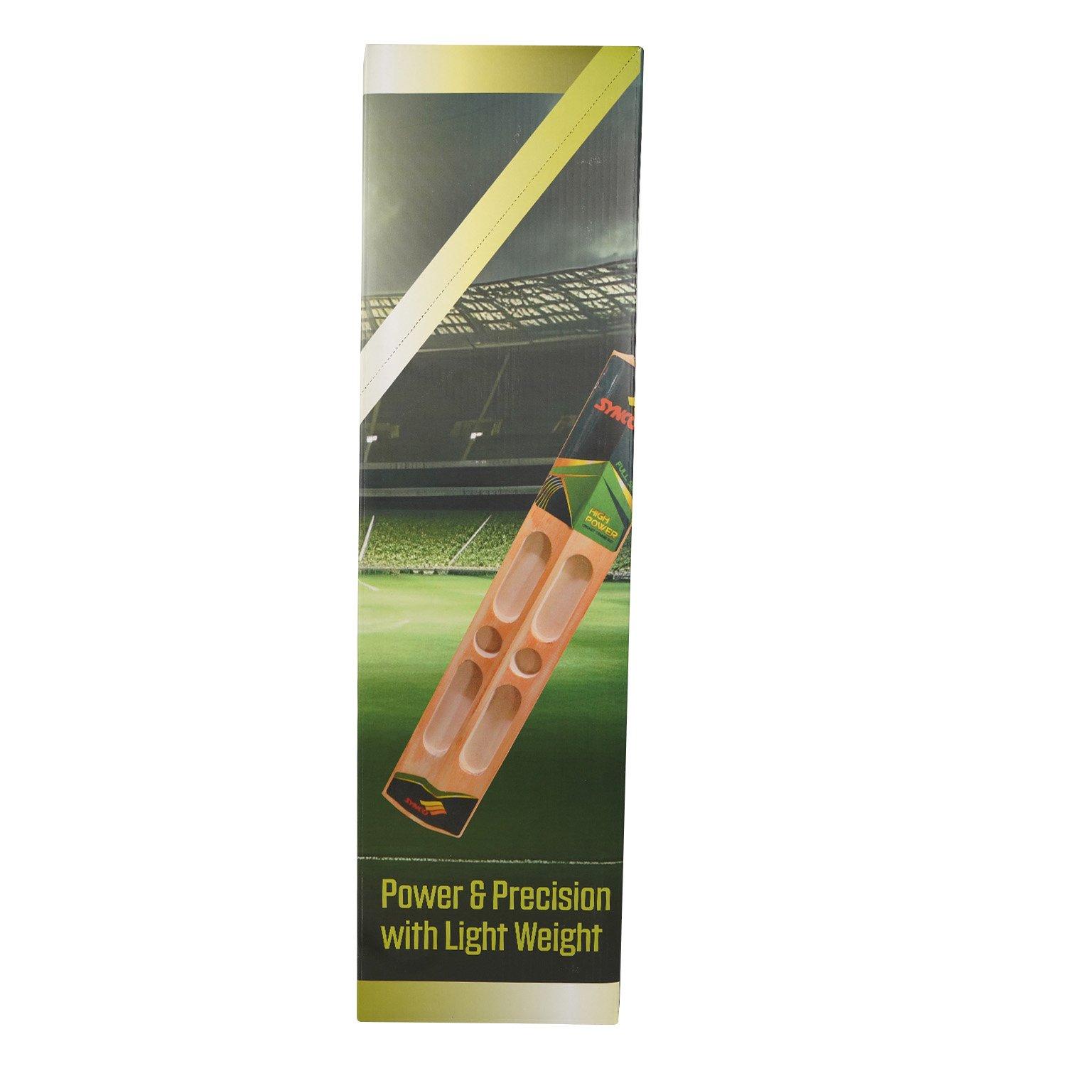 Brown - Synco - Synco Wooden Cricket Scoop Bat - 11