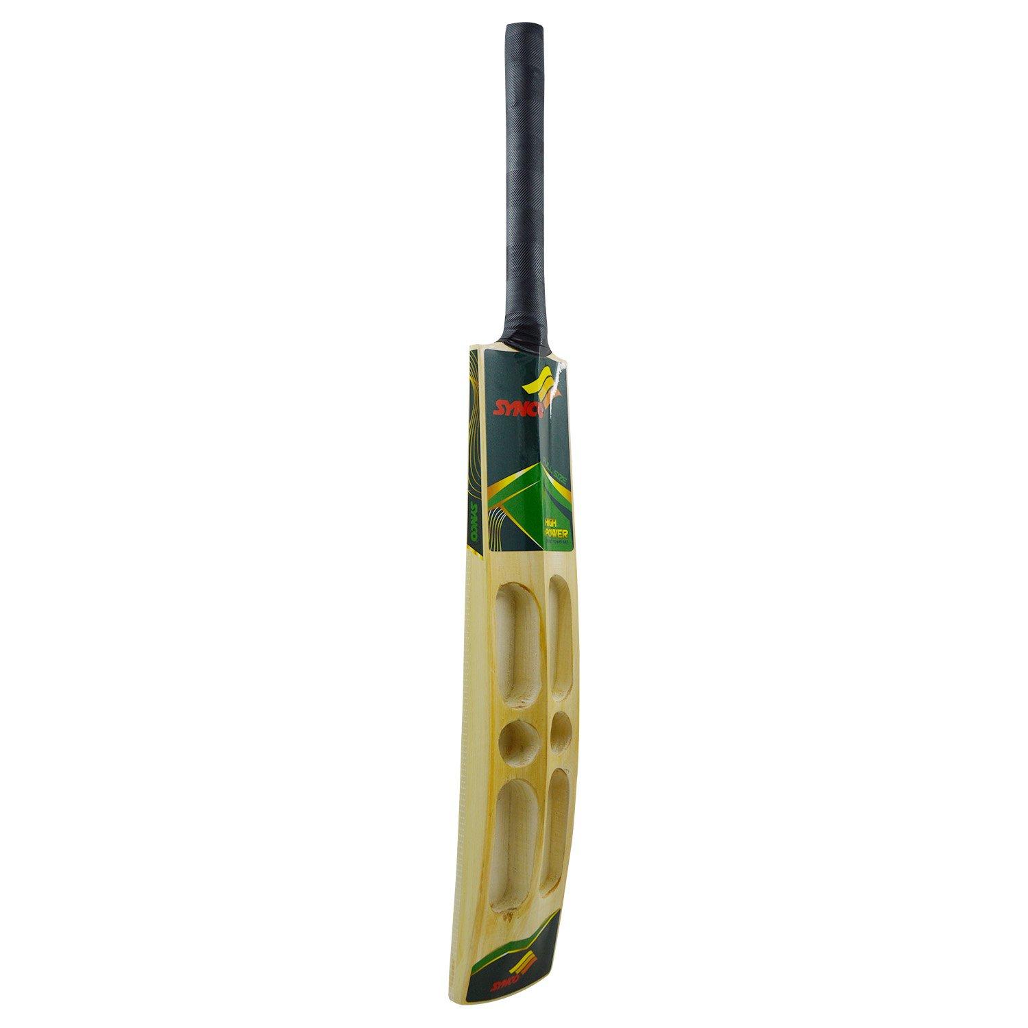 Brown - Synco - Synco Wooden Cricket Scoop Bat - 5