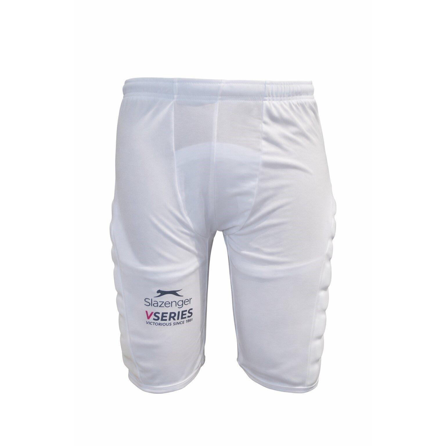 White - Slazenger - Padded Cricket Shorts - 1