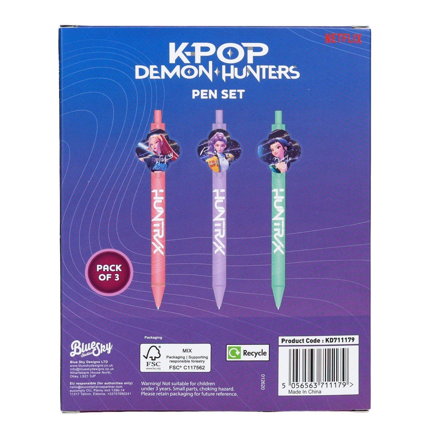 KPop Demn Hntrs - Character - Character 3 Pen Set Jn64 - 4