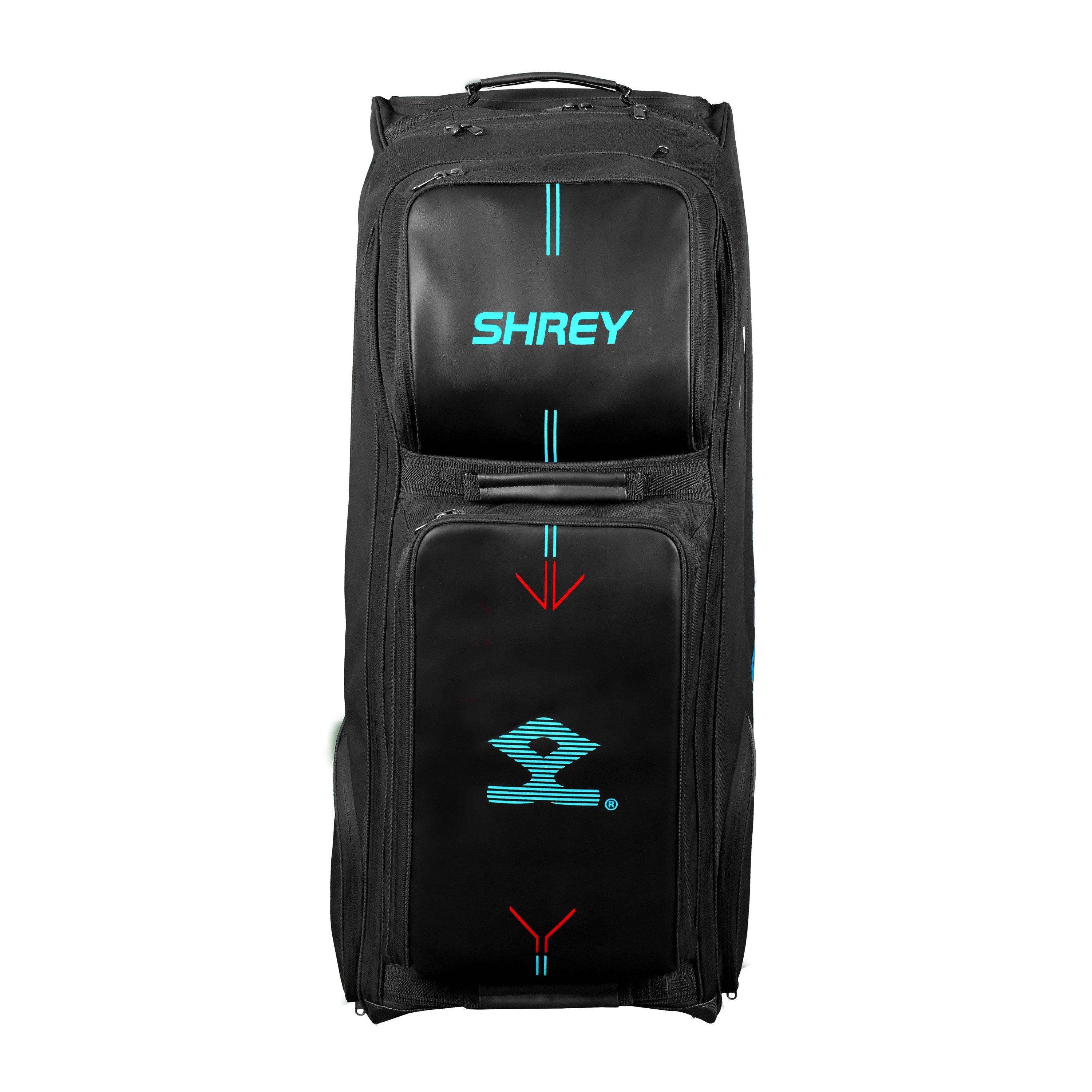 Black - Shrey - Meta Wheelie 150 Bag Sn00 - 1
