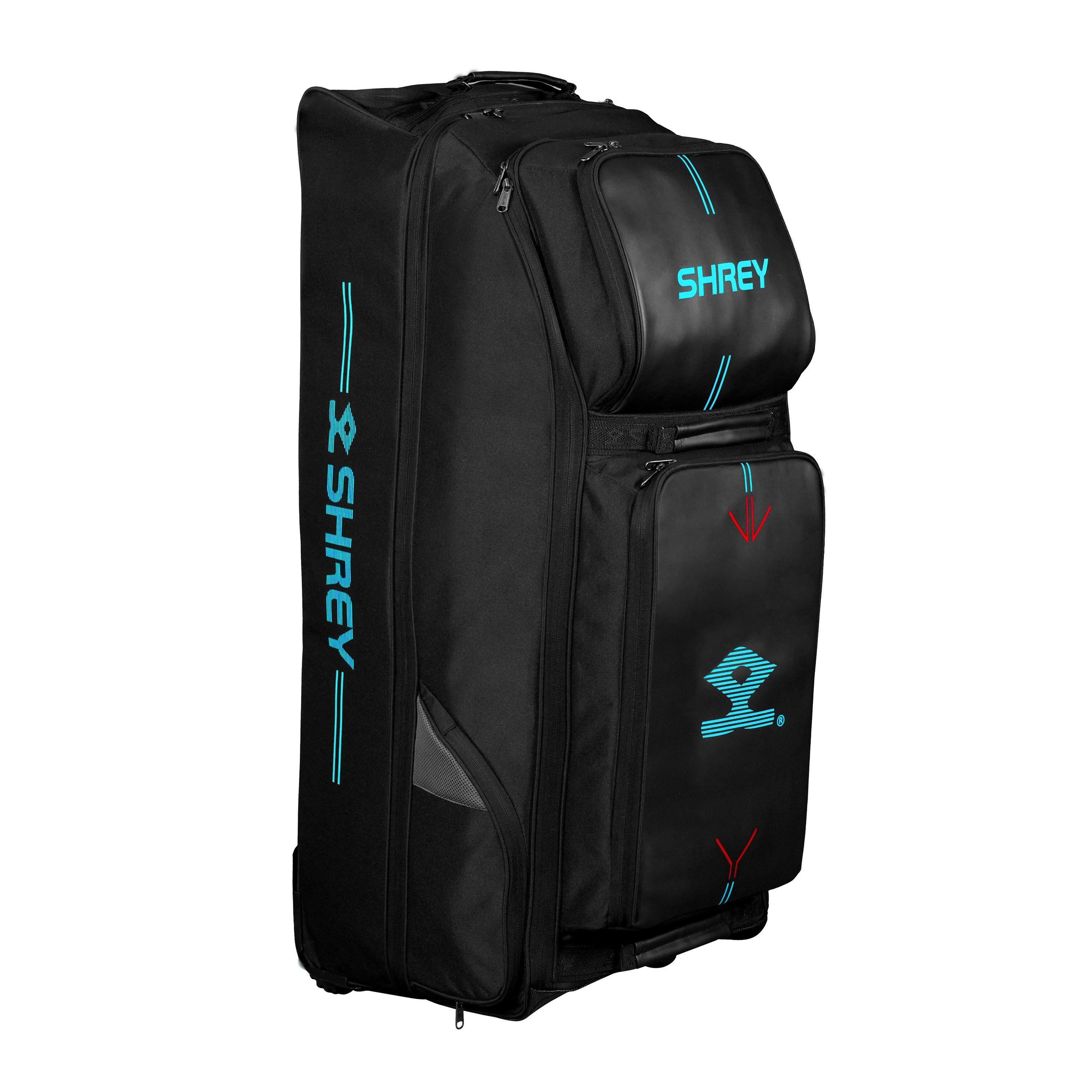 Black - Shrey - Meta Wheelie 150 Bag Sn00 - 5