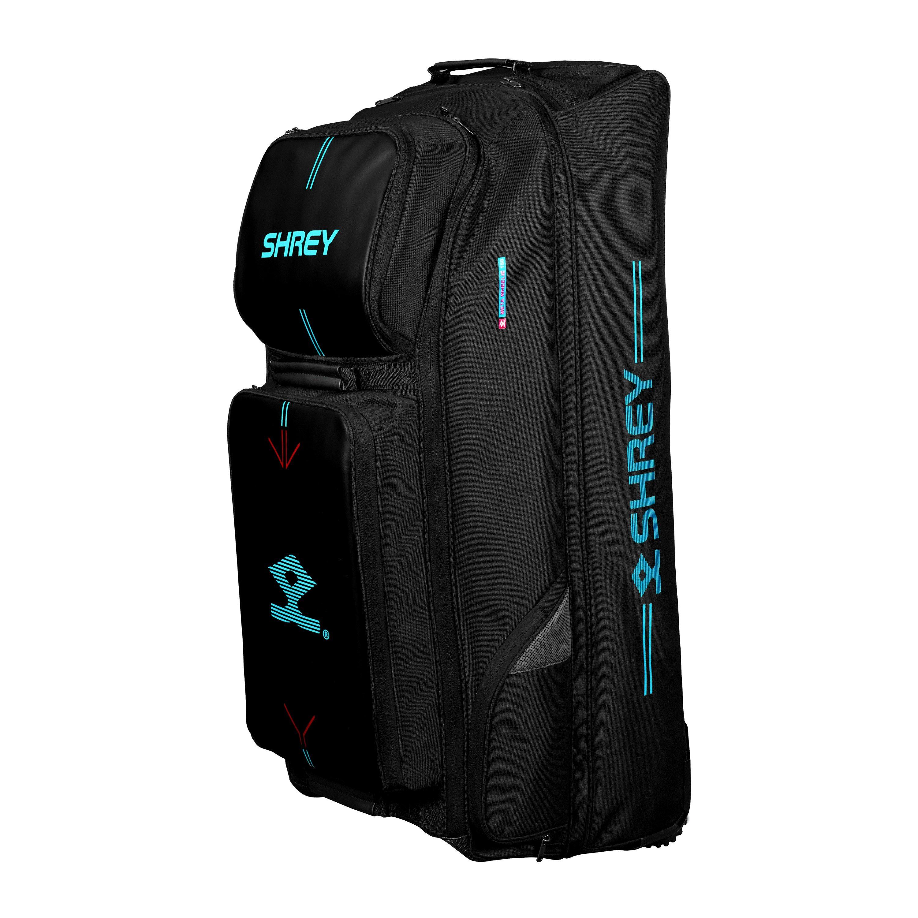 Black - Shrey - Meta Wheelie 150 Bag Sn00 - 6