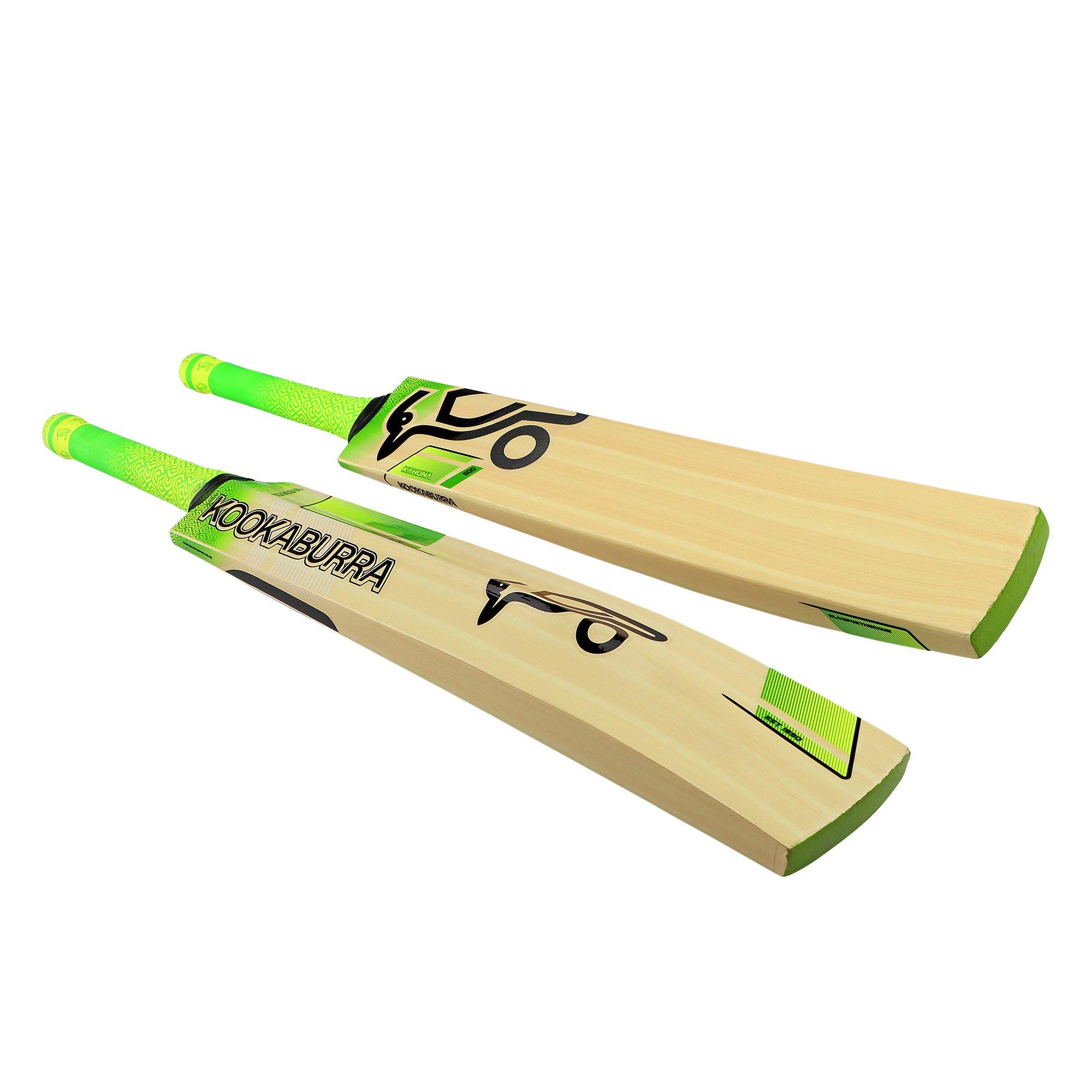 Green - Kookaburra Sport - Kookaburra Kahuna 500 Cricket Bat - Adult Short Handle - 1