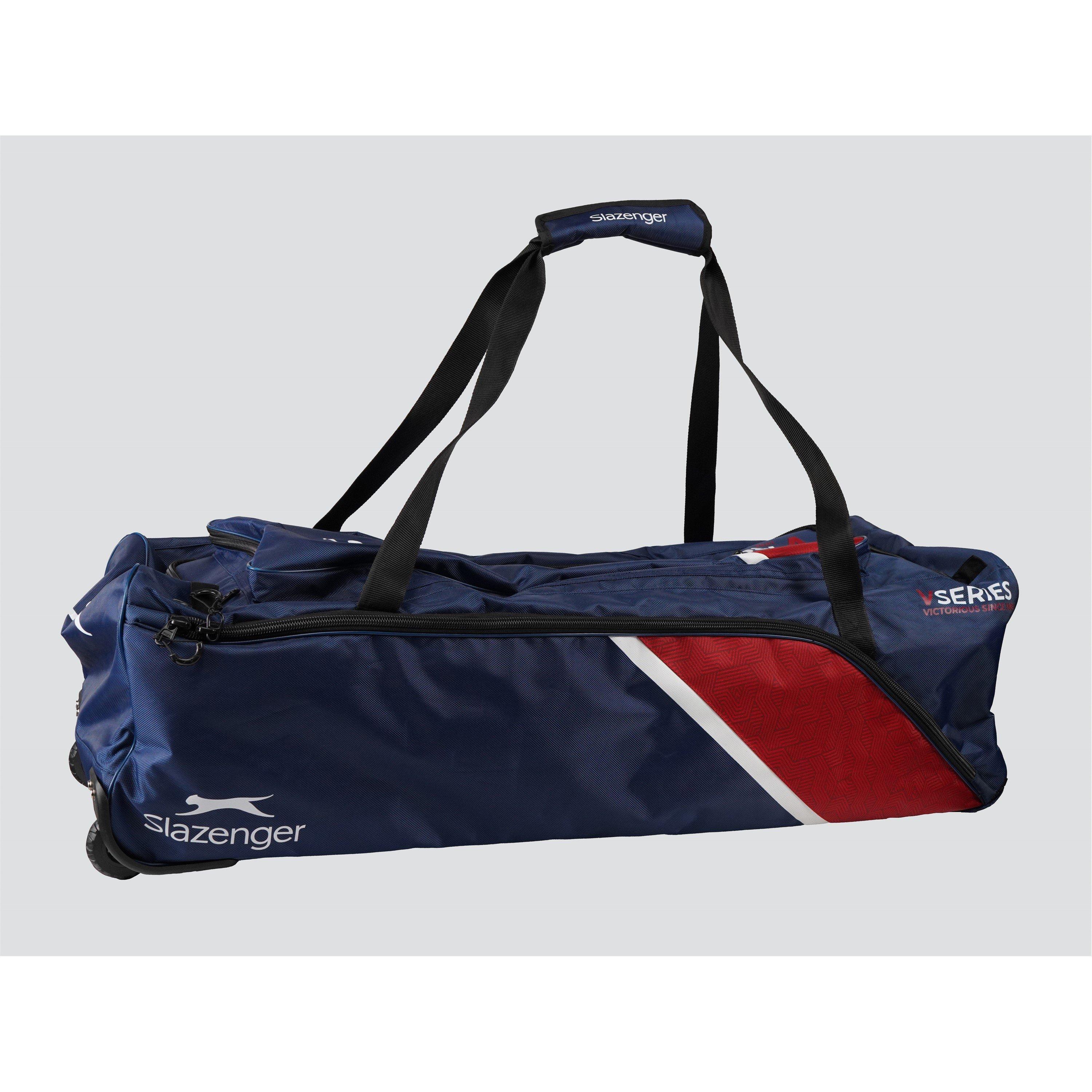 Navy/Red - Slazenger - Slaz V130 Wheel Bag 63 - 1