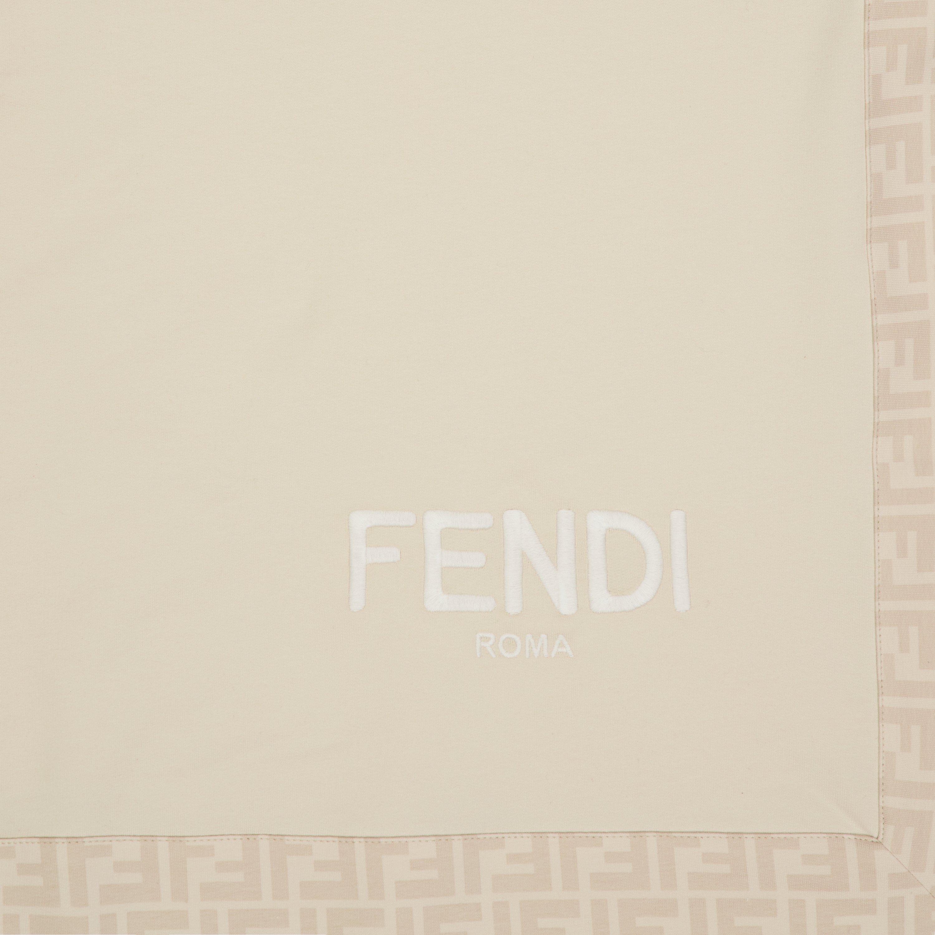 Beige F19J5 - Fendi - Baby Blanket - 2