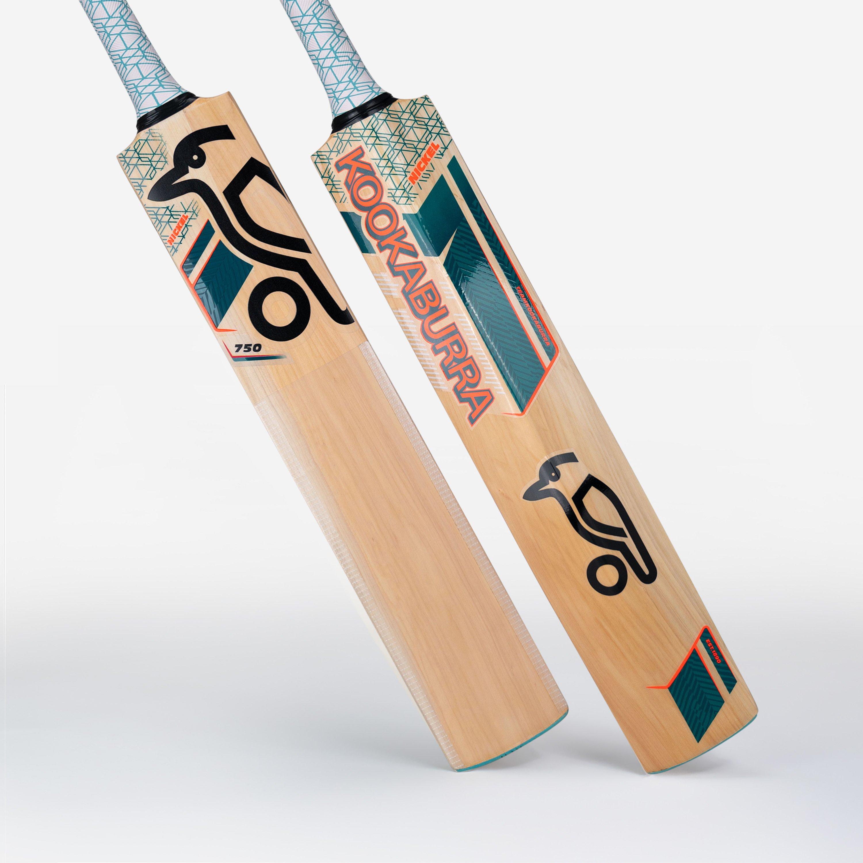 Blue/Orange - Kookaburra Sport - Kookaburra Nickel 750 Cricket Bat - Short Handle - 1