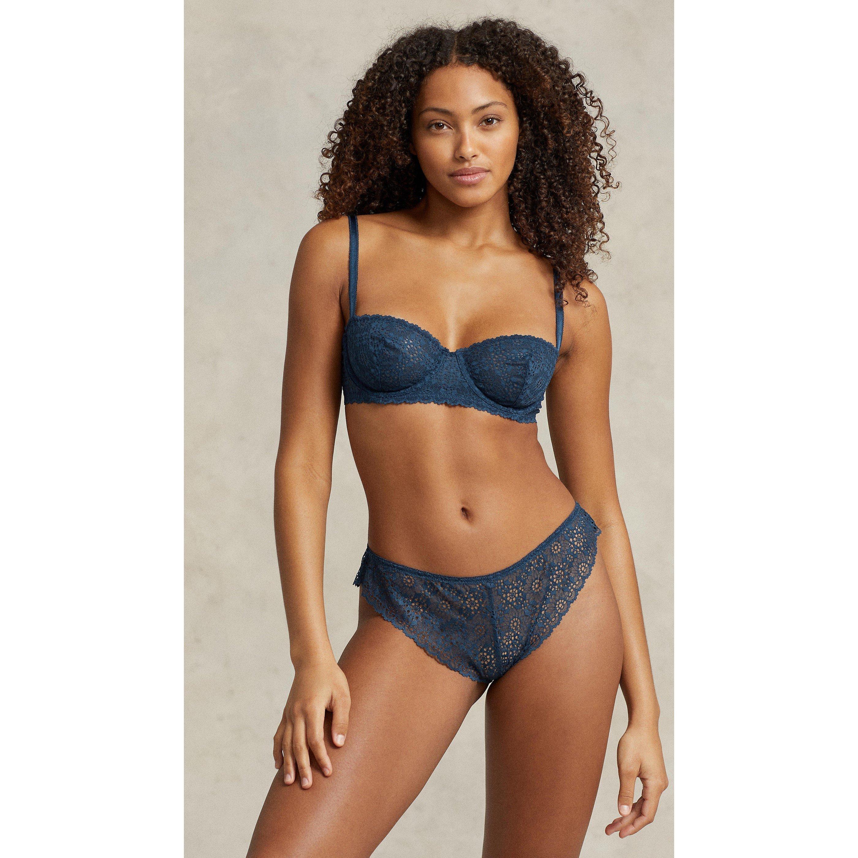 Spijkerstof - Polo Ralph Lauren - Women's Eyelet Tanga Brazilian Brief - 2