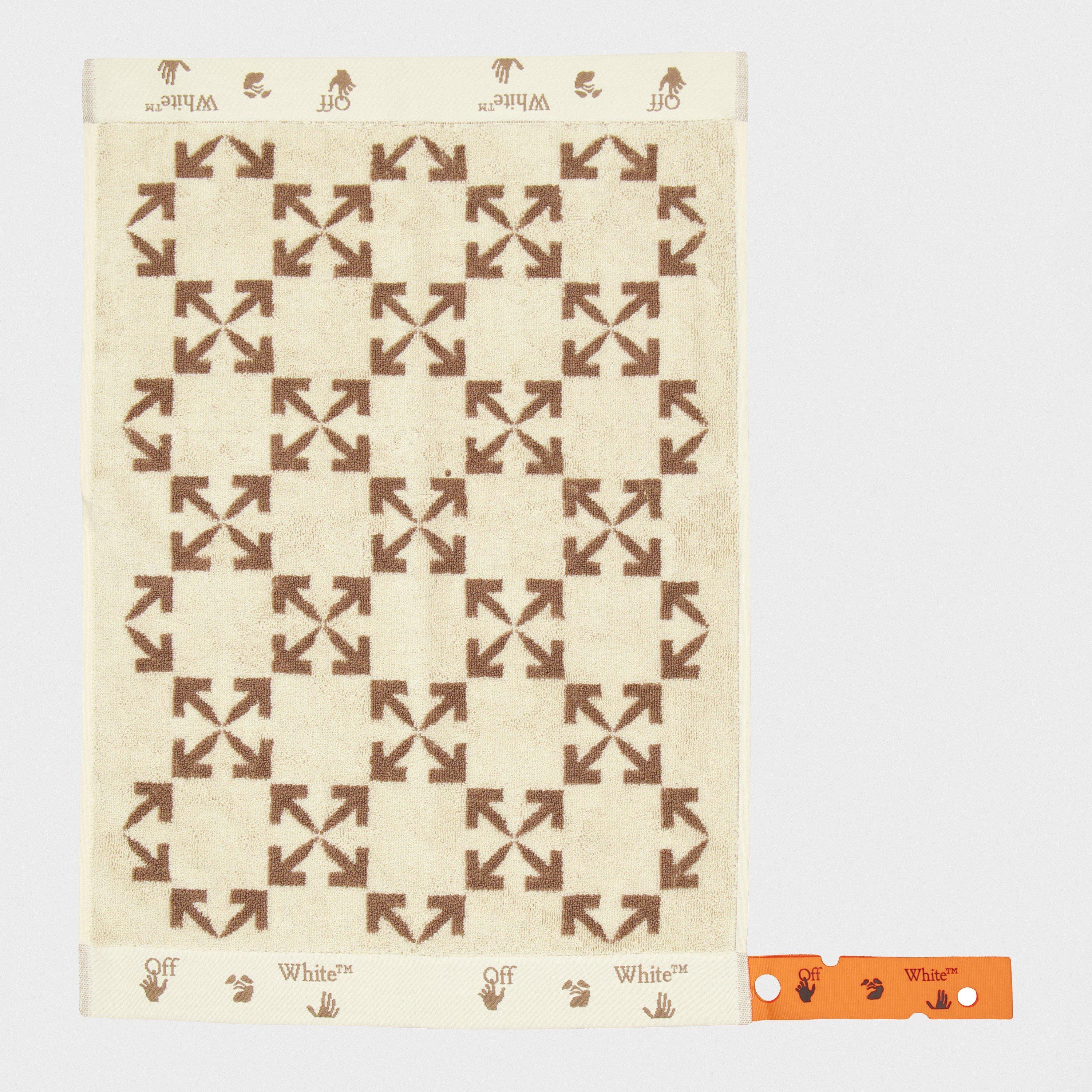 Cream/Taupe - Off White - Towel Set - 3