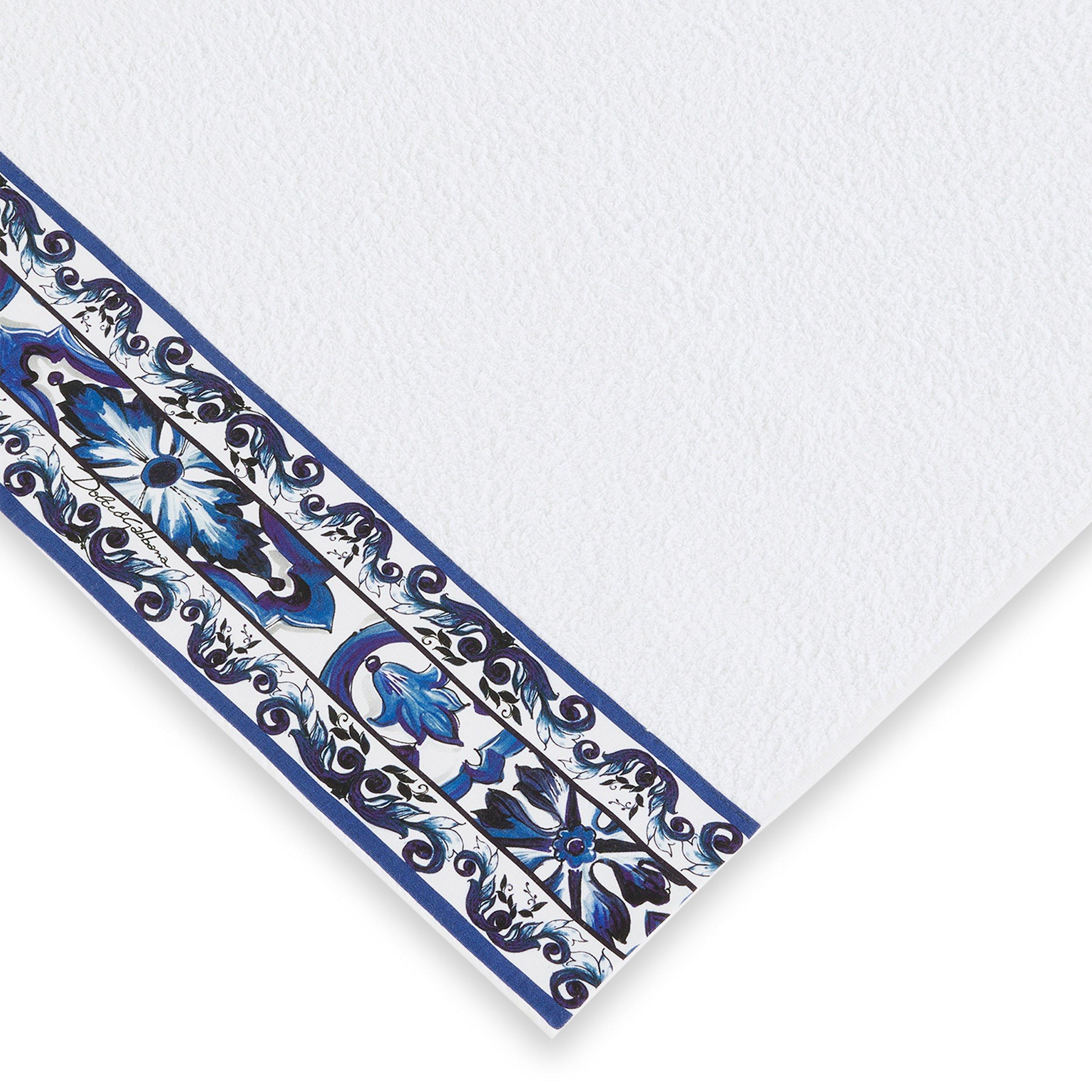 White - Dolce and Gabbana Casa - Blu Mediterraneo Towels - 5