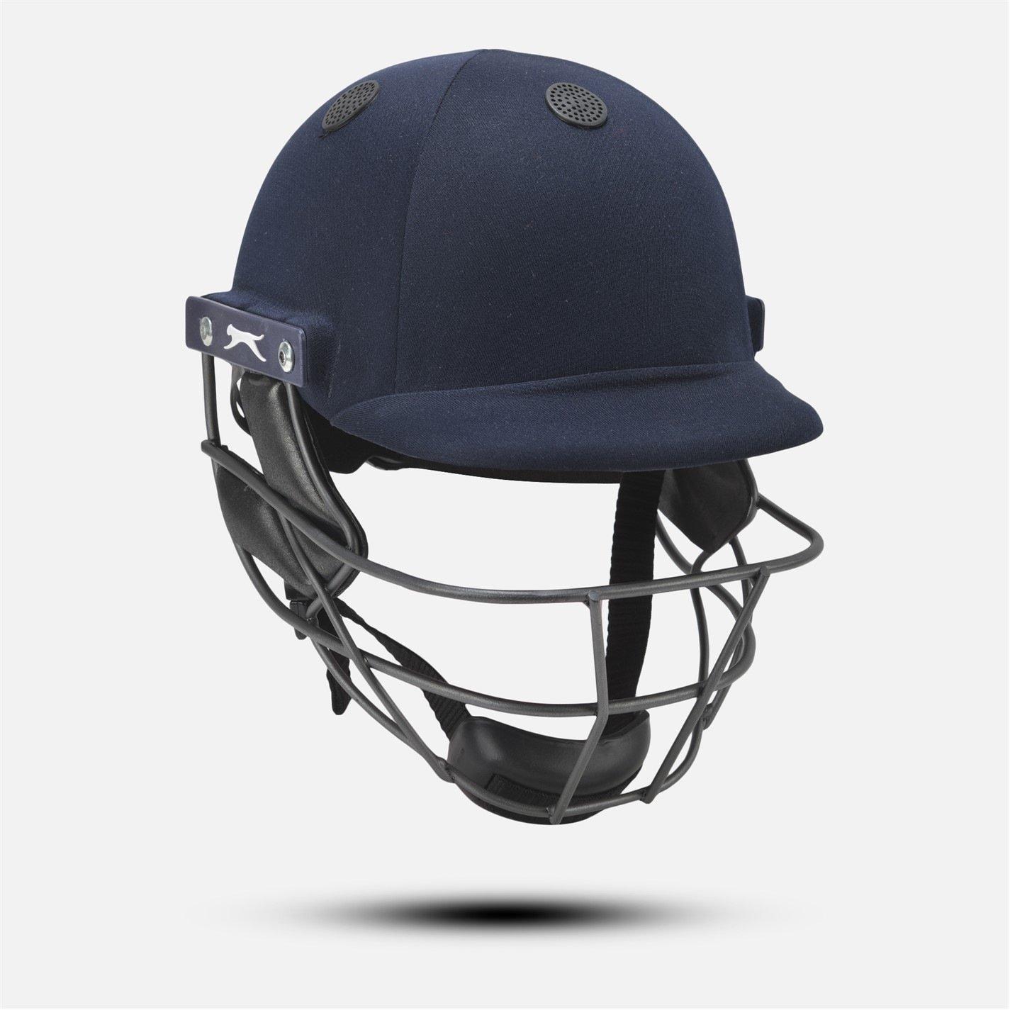 Navy - Slazenger - V2 Series Cricket Helmet Junior - 1