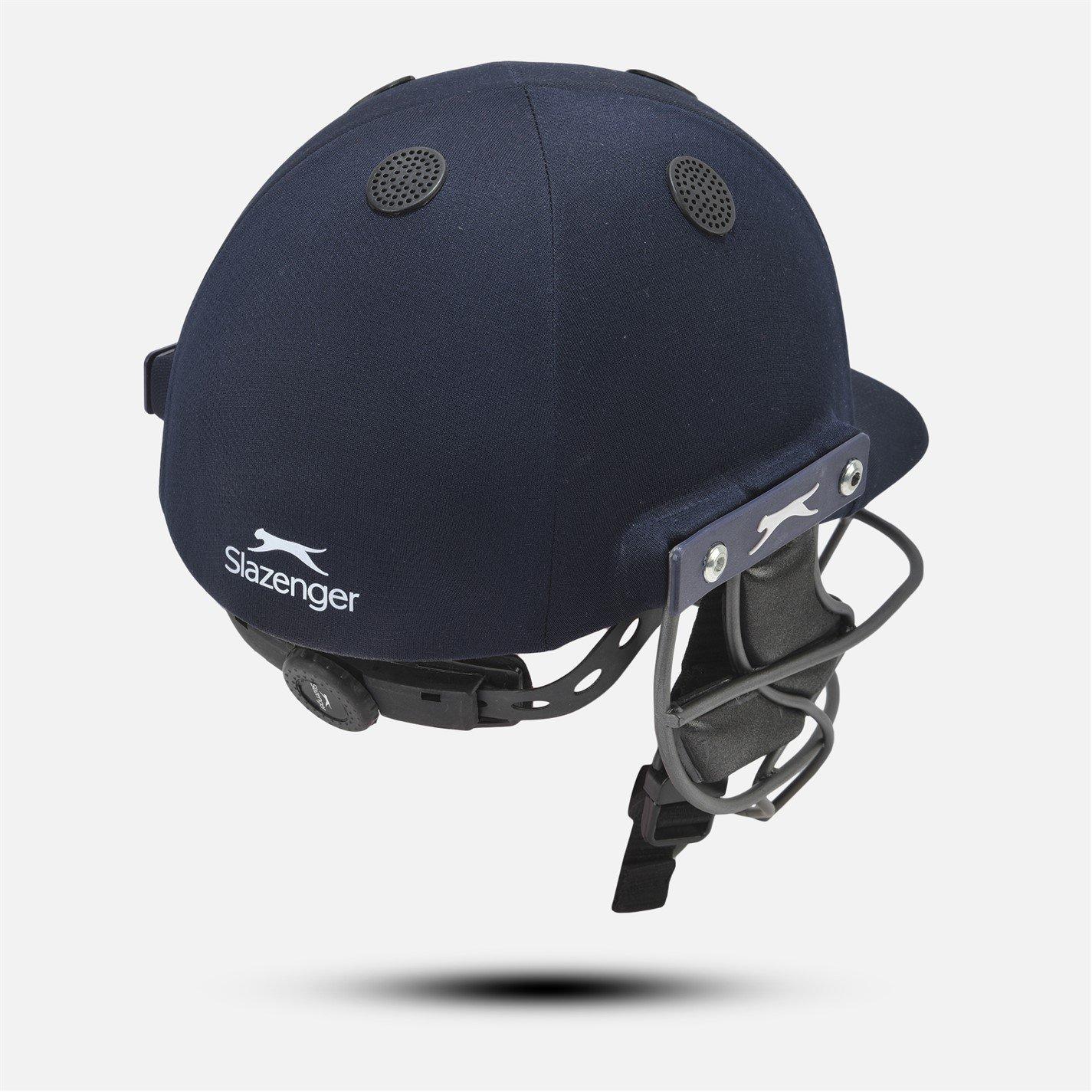 Navy - Slazenger - V2 Series Cricket Helmet Junior - 4