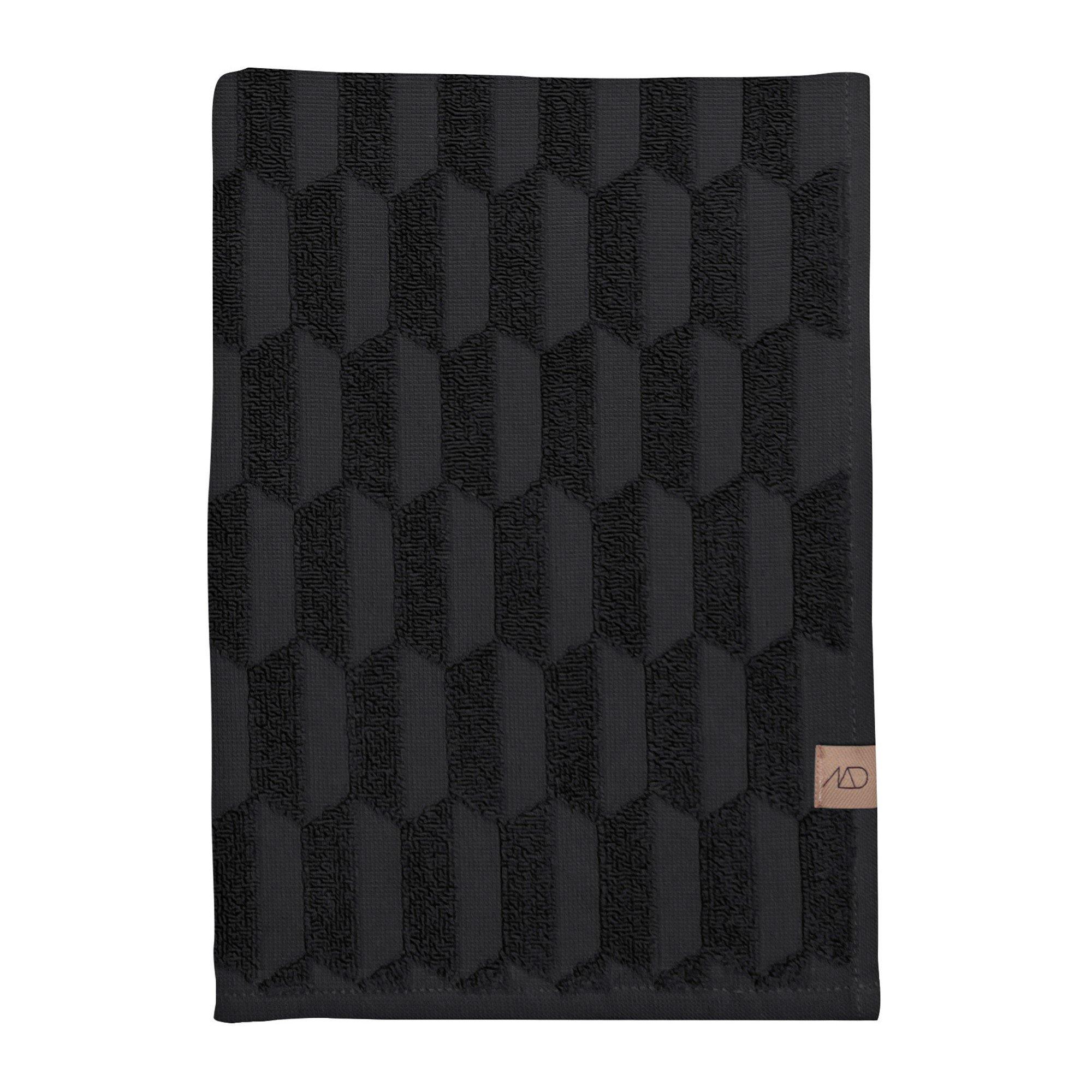 Black - Mette Ditmer Denmark - MetteDitmerDenmark Geo Towel - 3