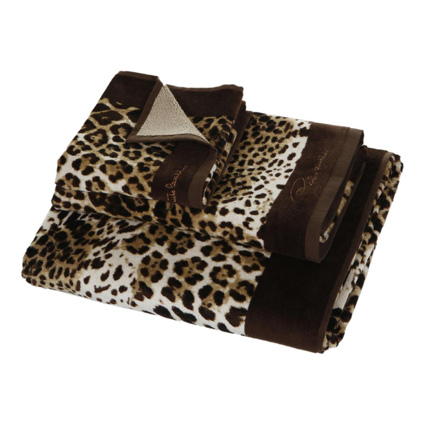 Brown - Roberto Cavalli Home - RobertoCavalliHome Bravo Towel - 1