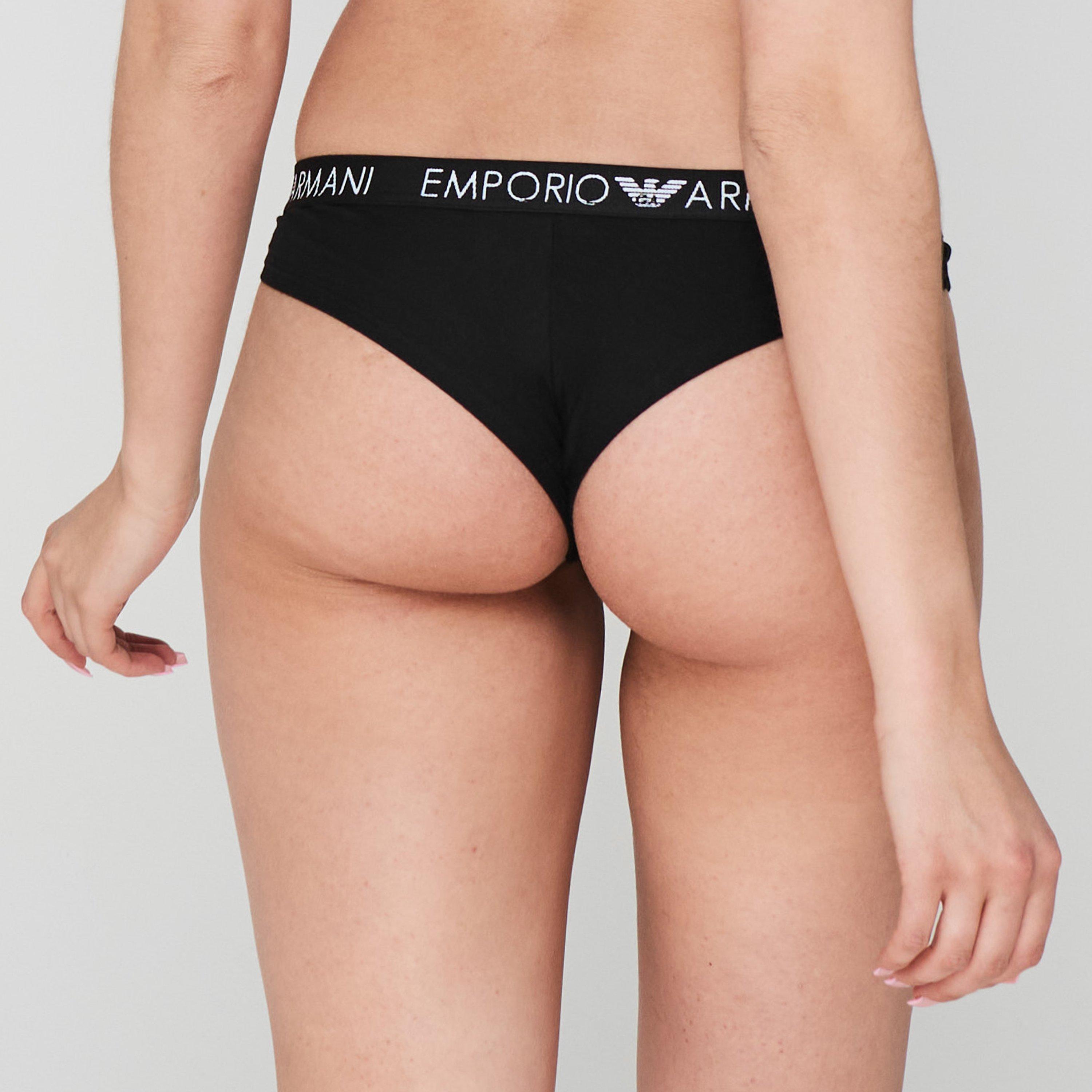 Wht/Blk 00911 - Emporio Armani - 2 Pack Brazil Brief - 4