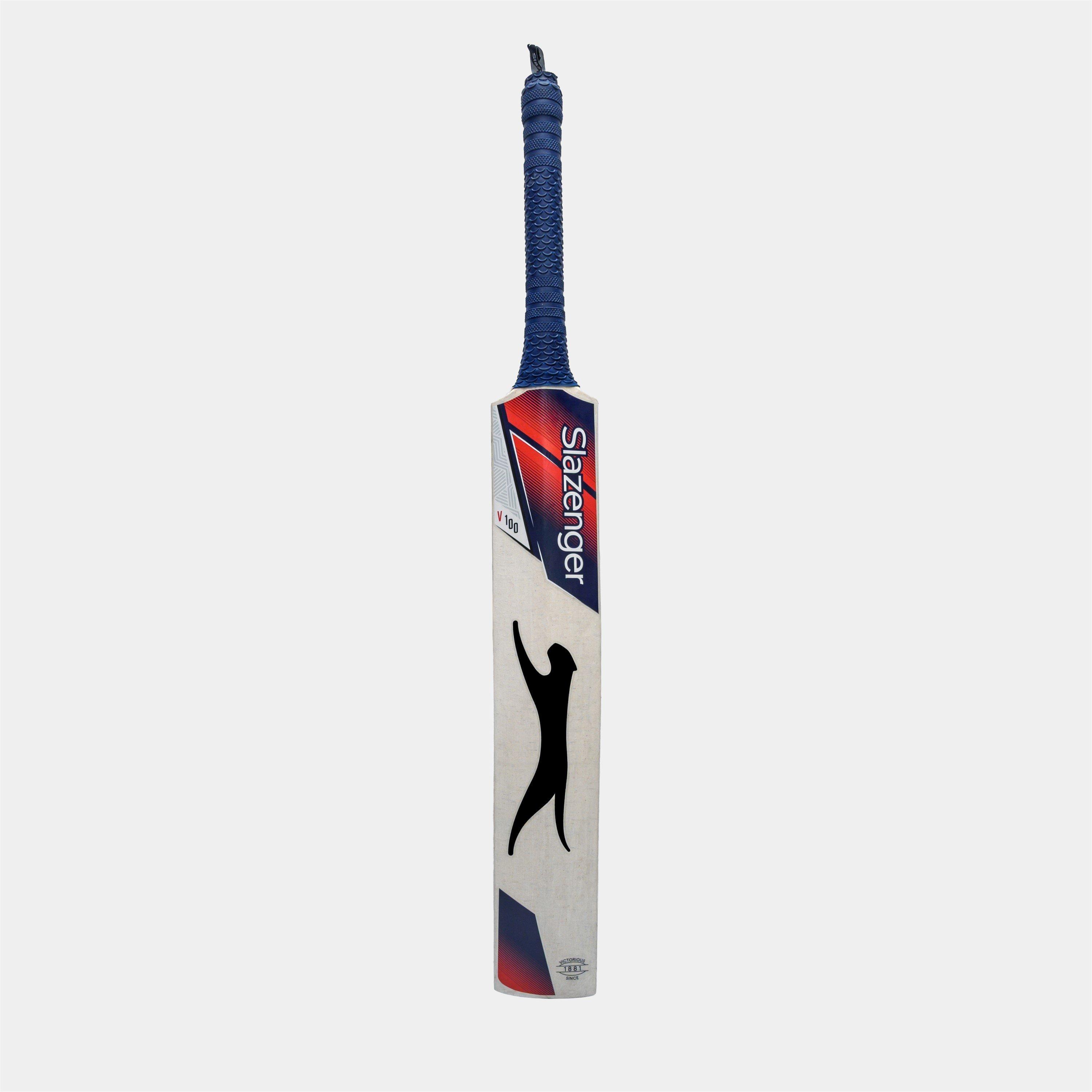 - - Slazenger - V100 Cricket Bat Juniors - 1