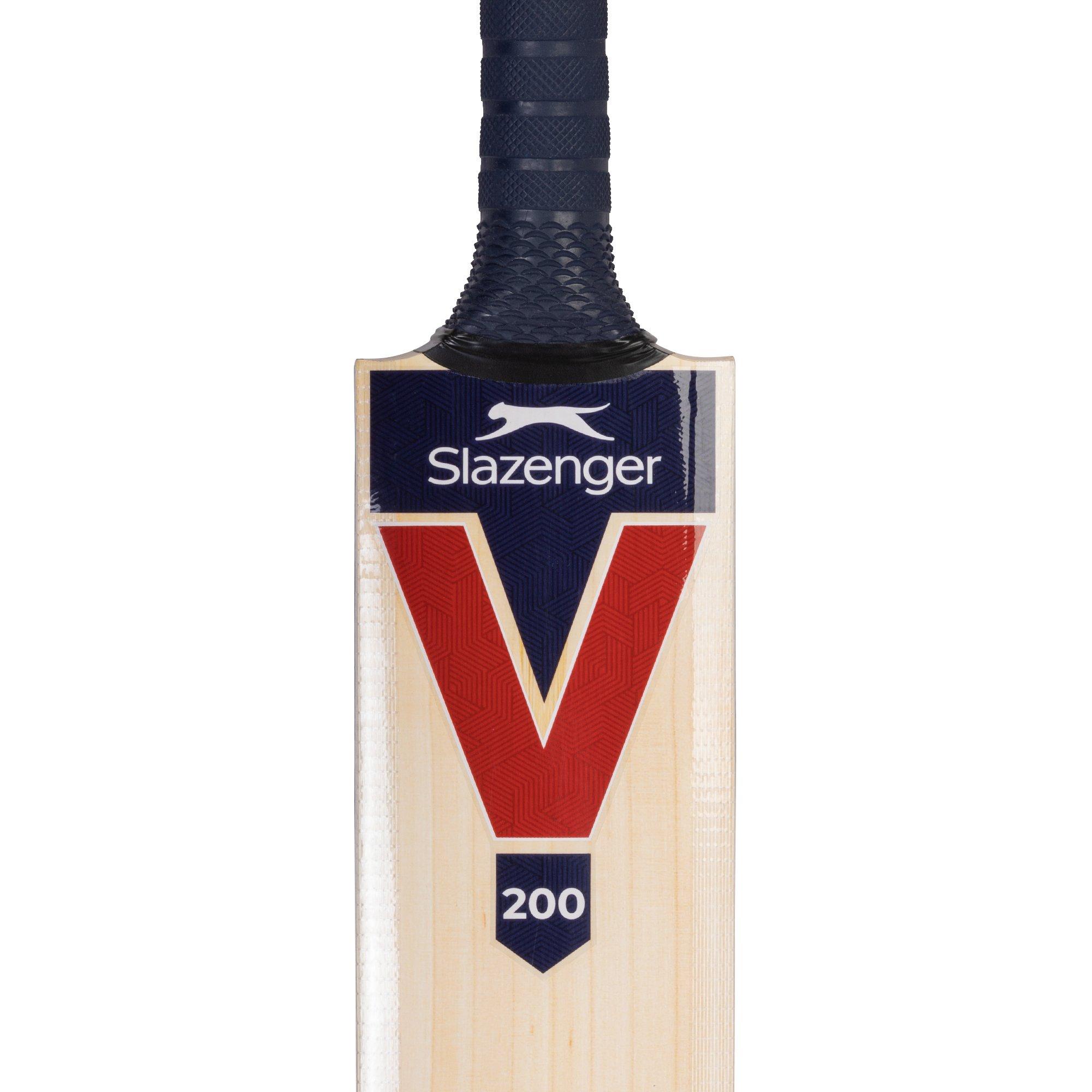 Blue - Slazenger - Apex V200 Cricket Bat Adults - 5