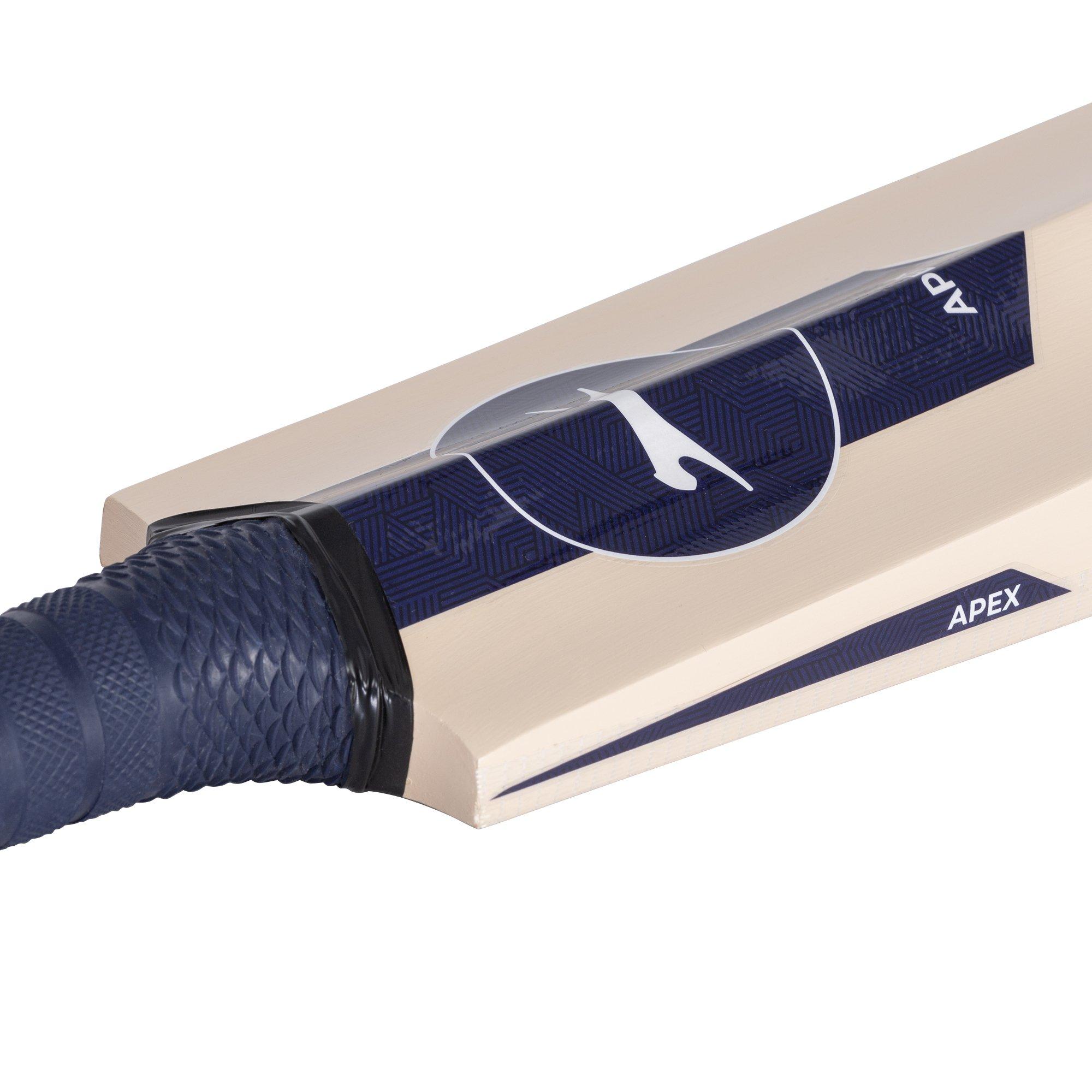 Blue - Slazenger - Apex V200 Cricket Bat Adults - 7