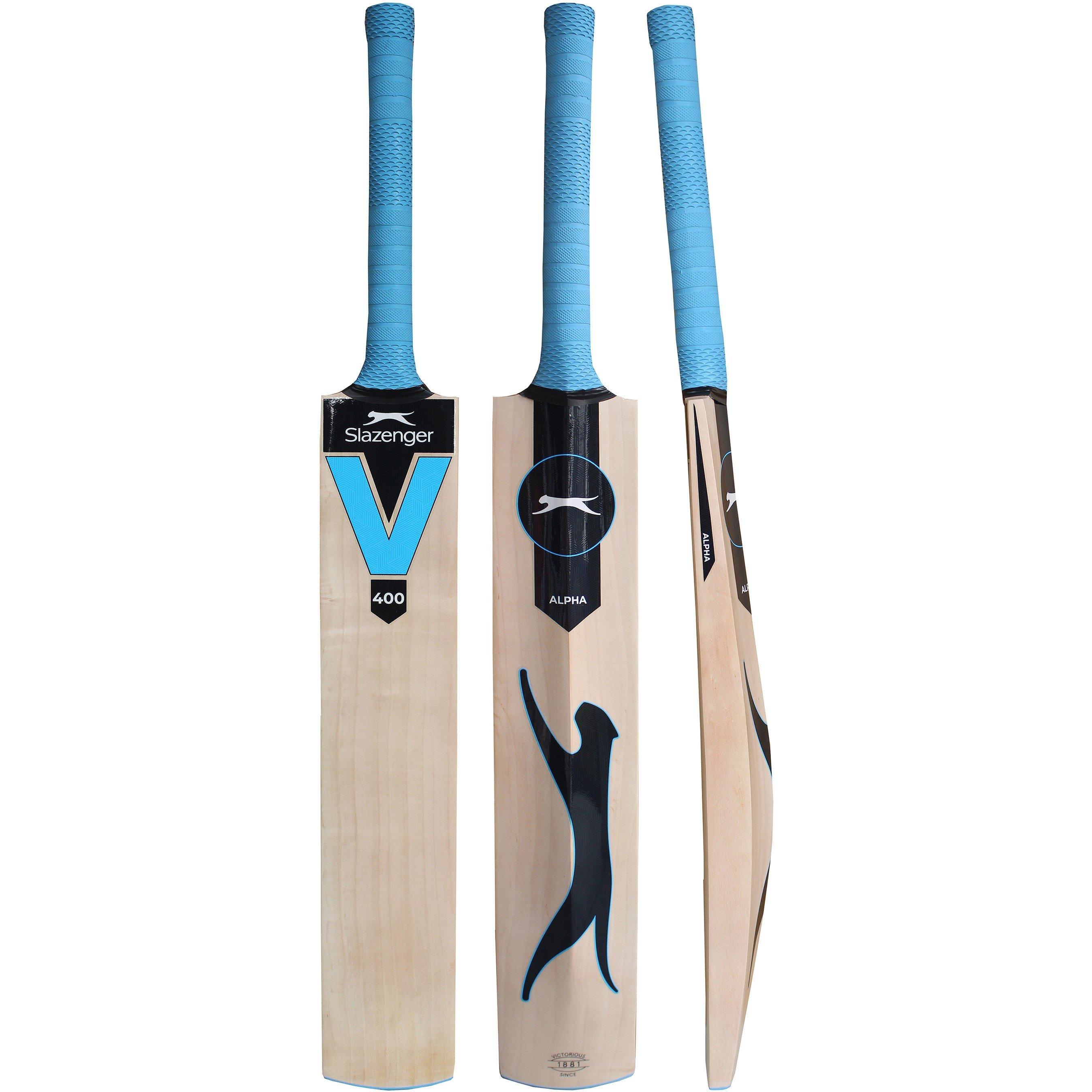 Blue - Slazenger - Alpha V400 Cricket Bat