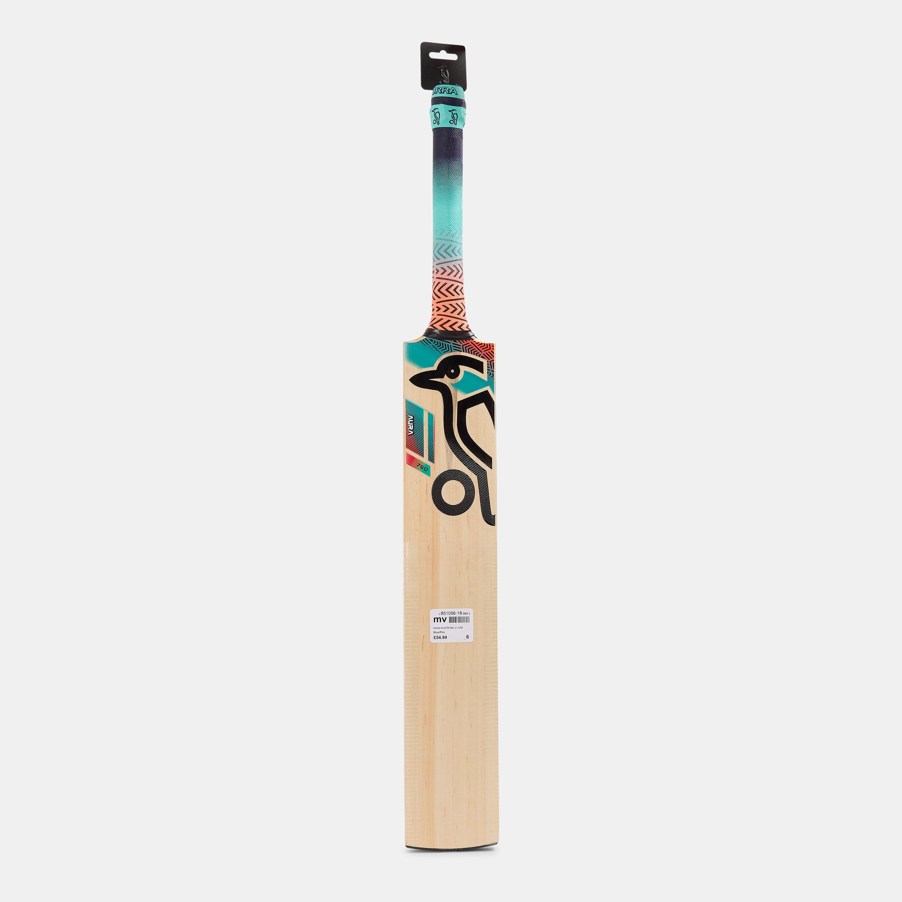 Blue/Pink - Kookaburra Sport - Kookaburra Aura 750 Cricket Bat - Sizes Harrow, 6, 5 & 4 - 1