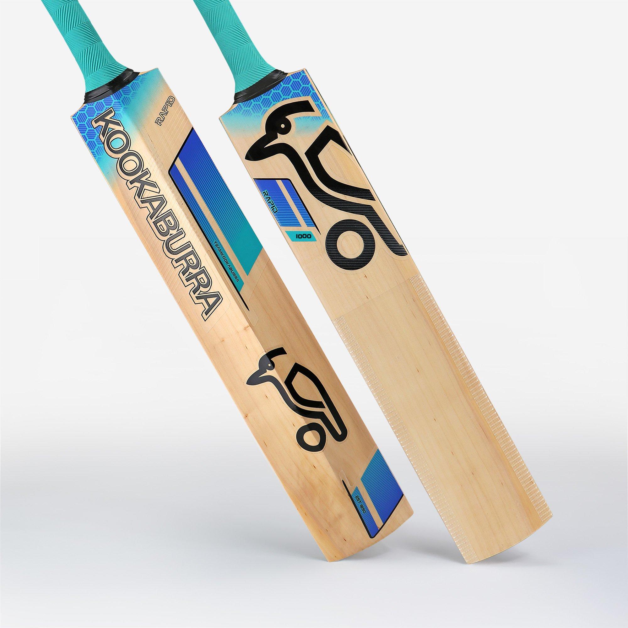 Blue - Kookaburra Sport - Rapid 1000 Cricket Bat - Junior Sizes Harrow & 6 - 3