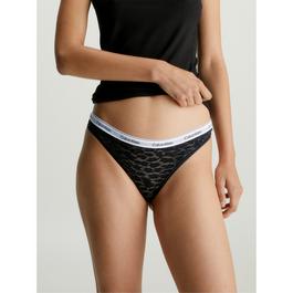 Calvin Klein Underwear Lace Brazilian Thong