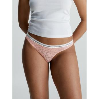 Calvin Klein Underwear Lace Brazilian Thong