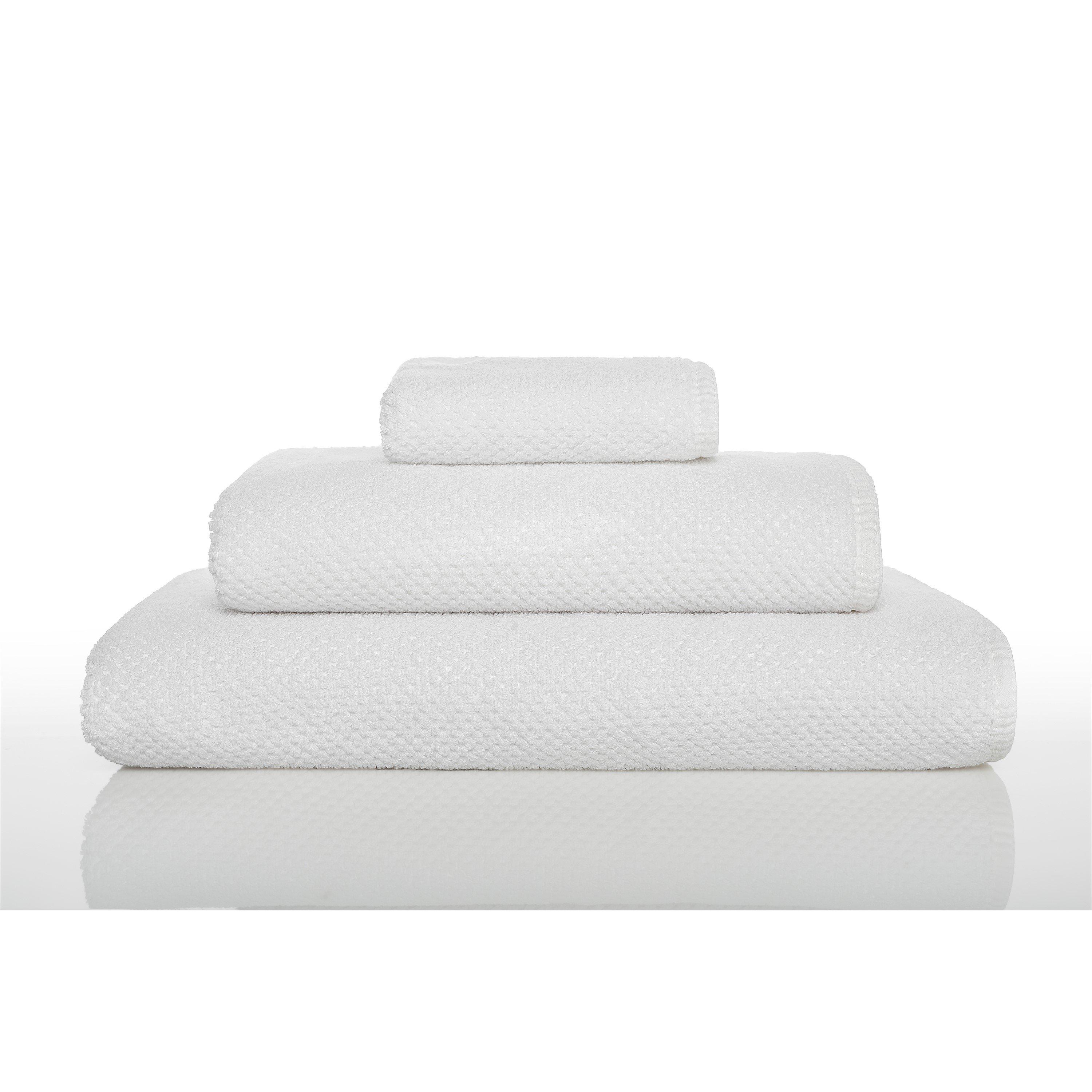 White - Graccioza - Bee Waffle Towel - White - Guest Towel - 2