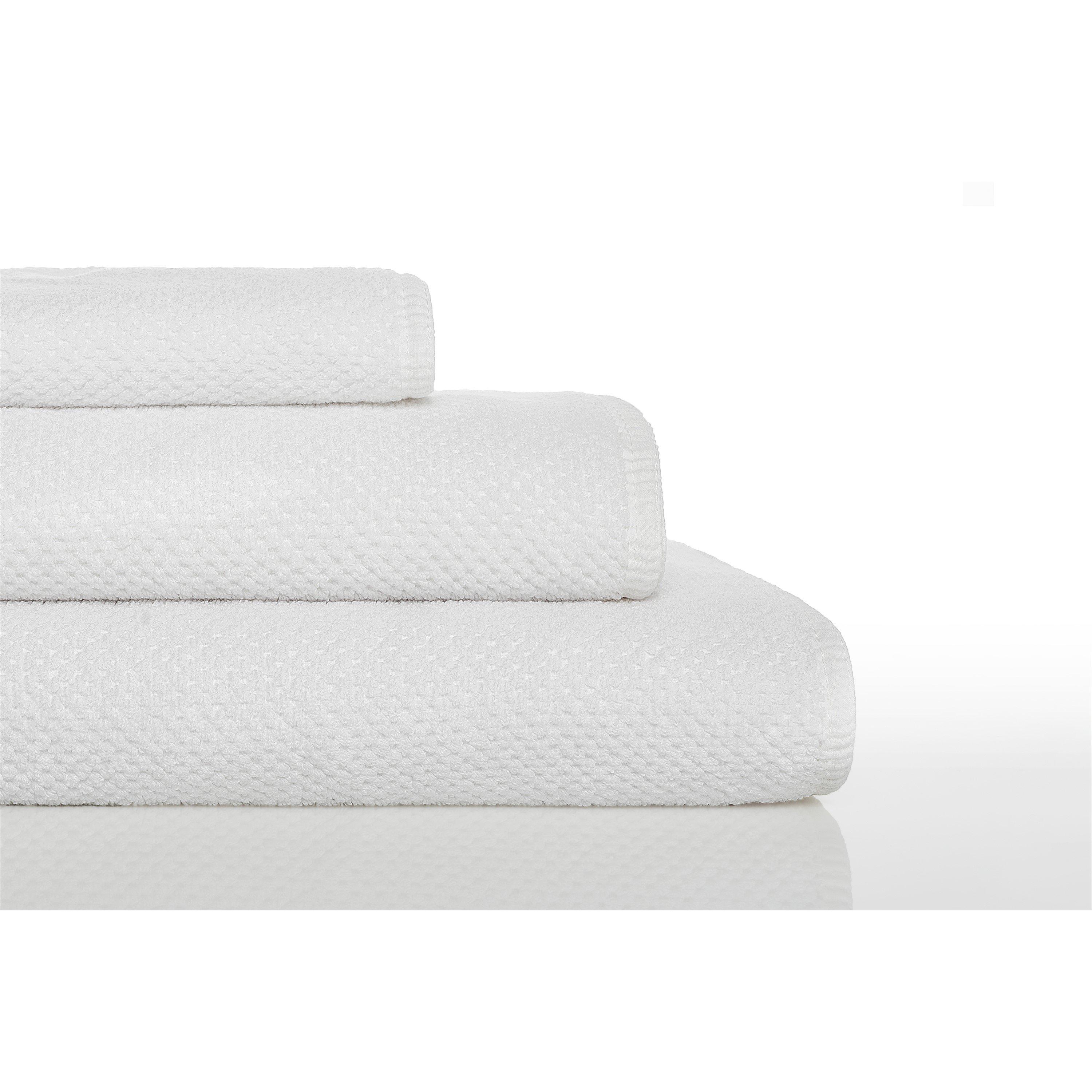 White - Graccioza - Bee Waffle Towel - White - Guest Towel - 3