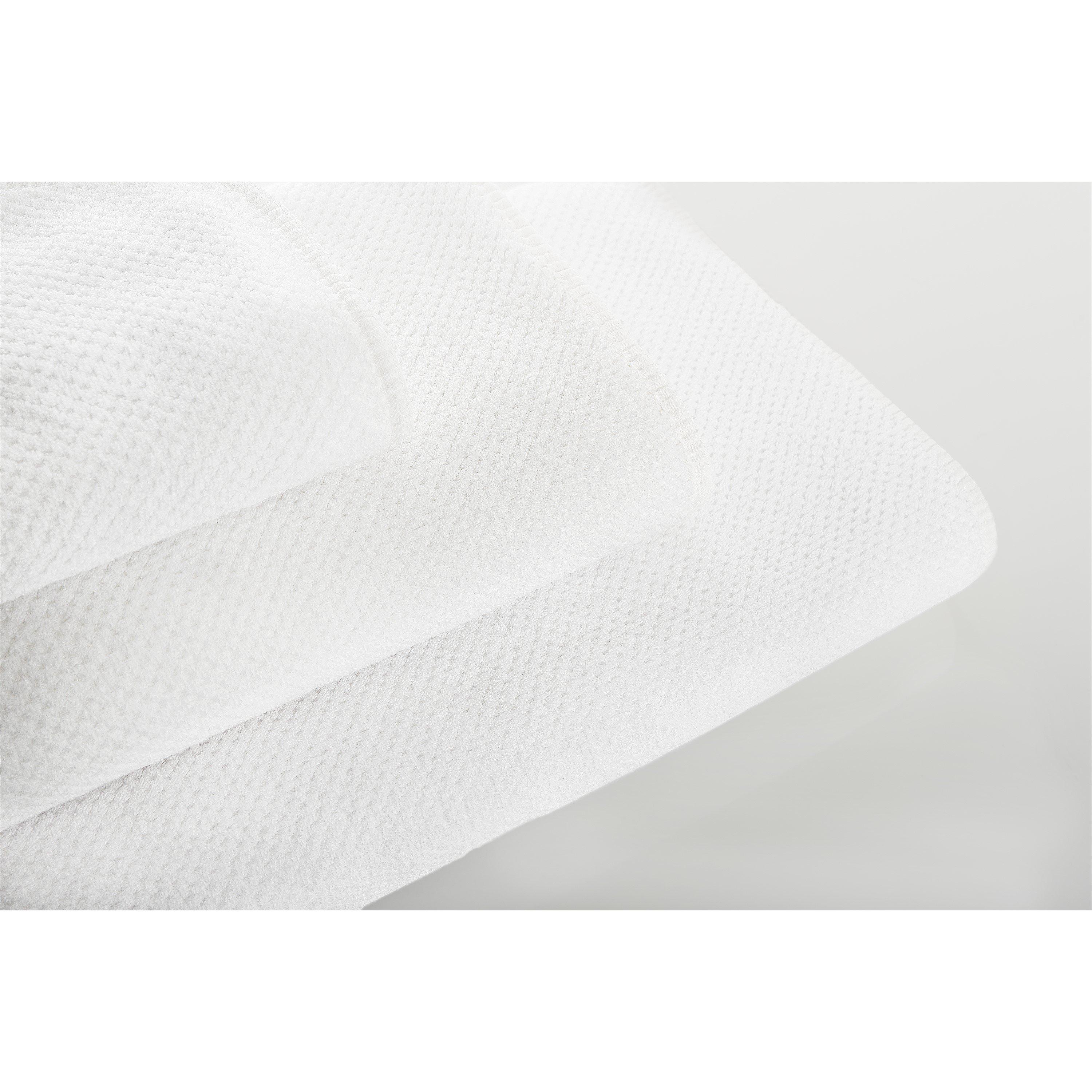 White - Graccioza - Bee Waffle Towel - White - Guest Towel - 5