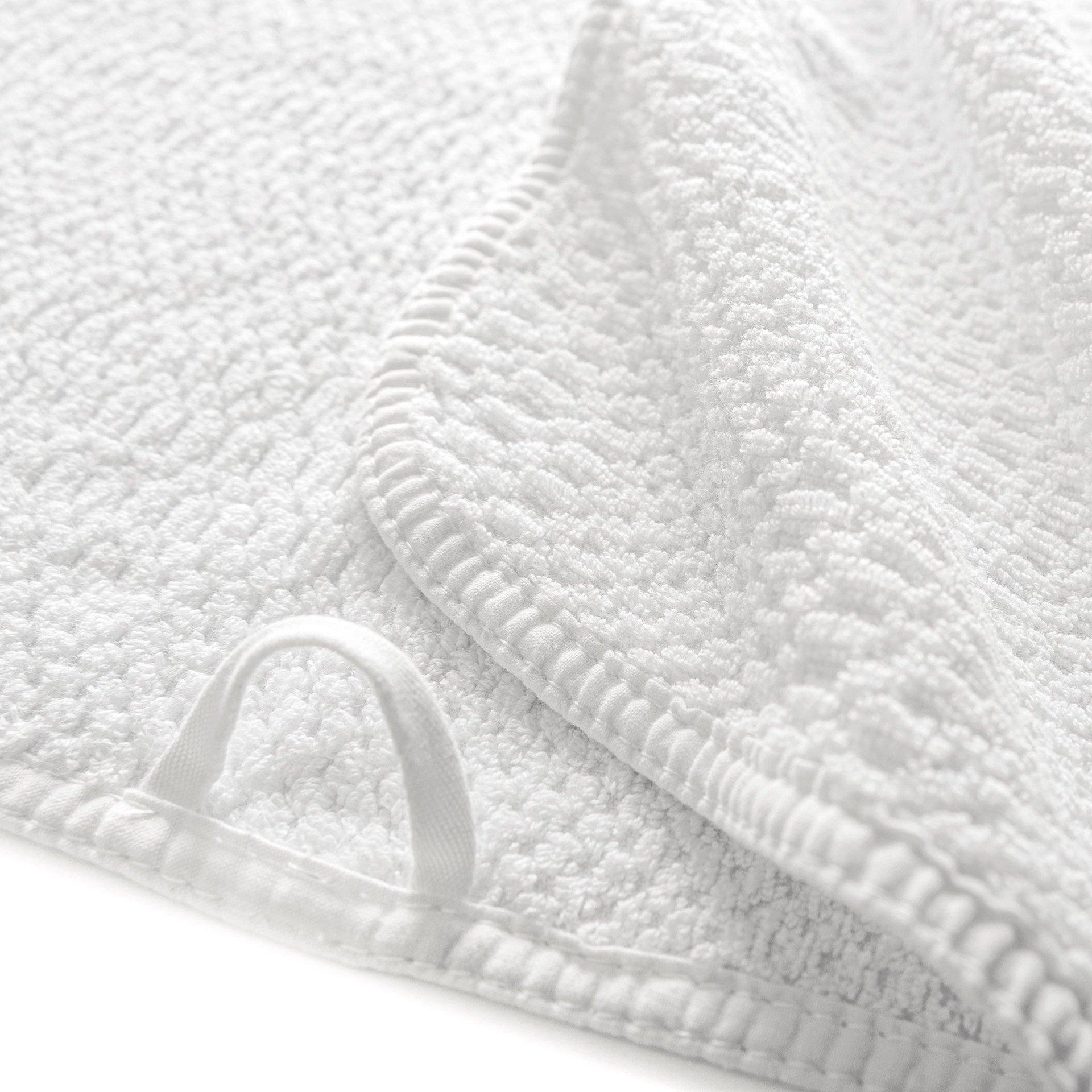 White - Graccioza - Bee Waffle Towel - White - Guest Towel - 6