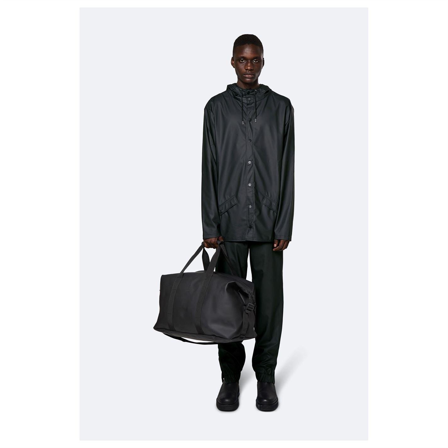 Black 01 - Rains - Hilo Weekend Holdall - 4