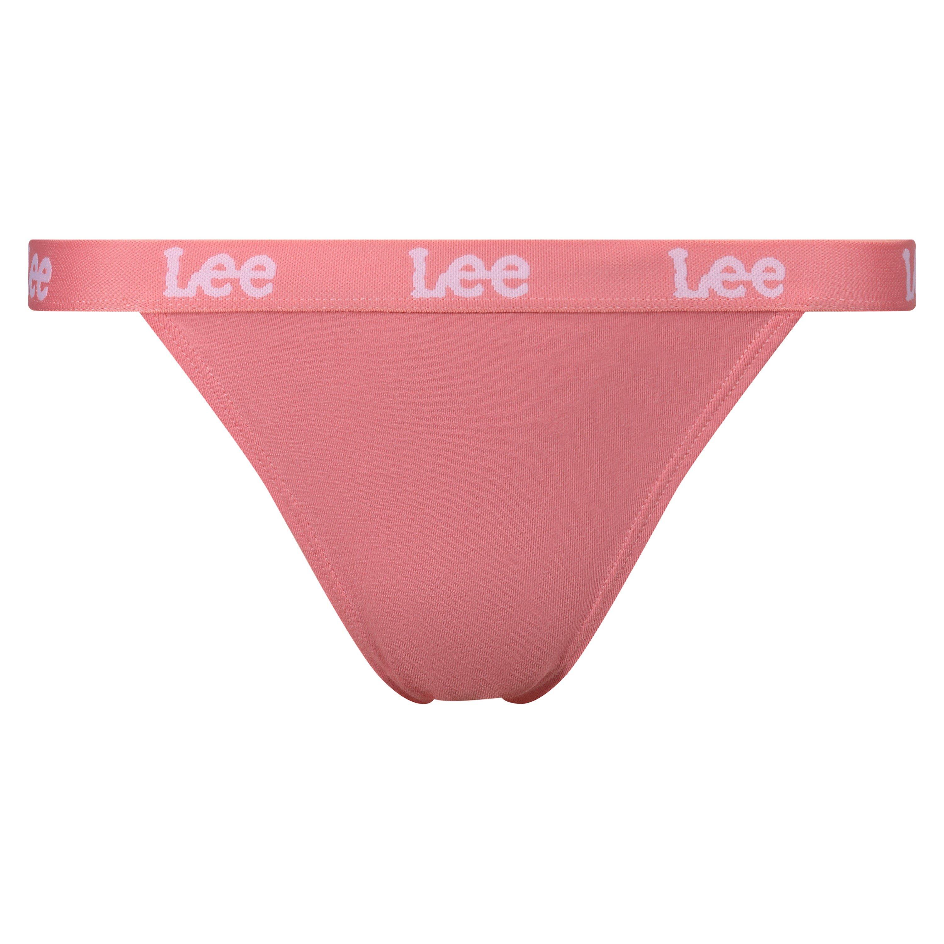 Pink/Stripe/Gry - Lee - Tanga Briefs 3-Pack - 2