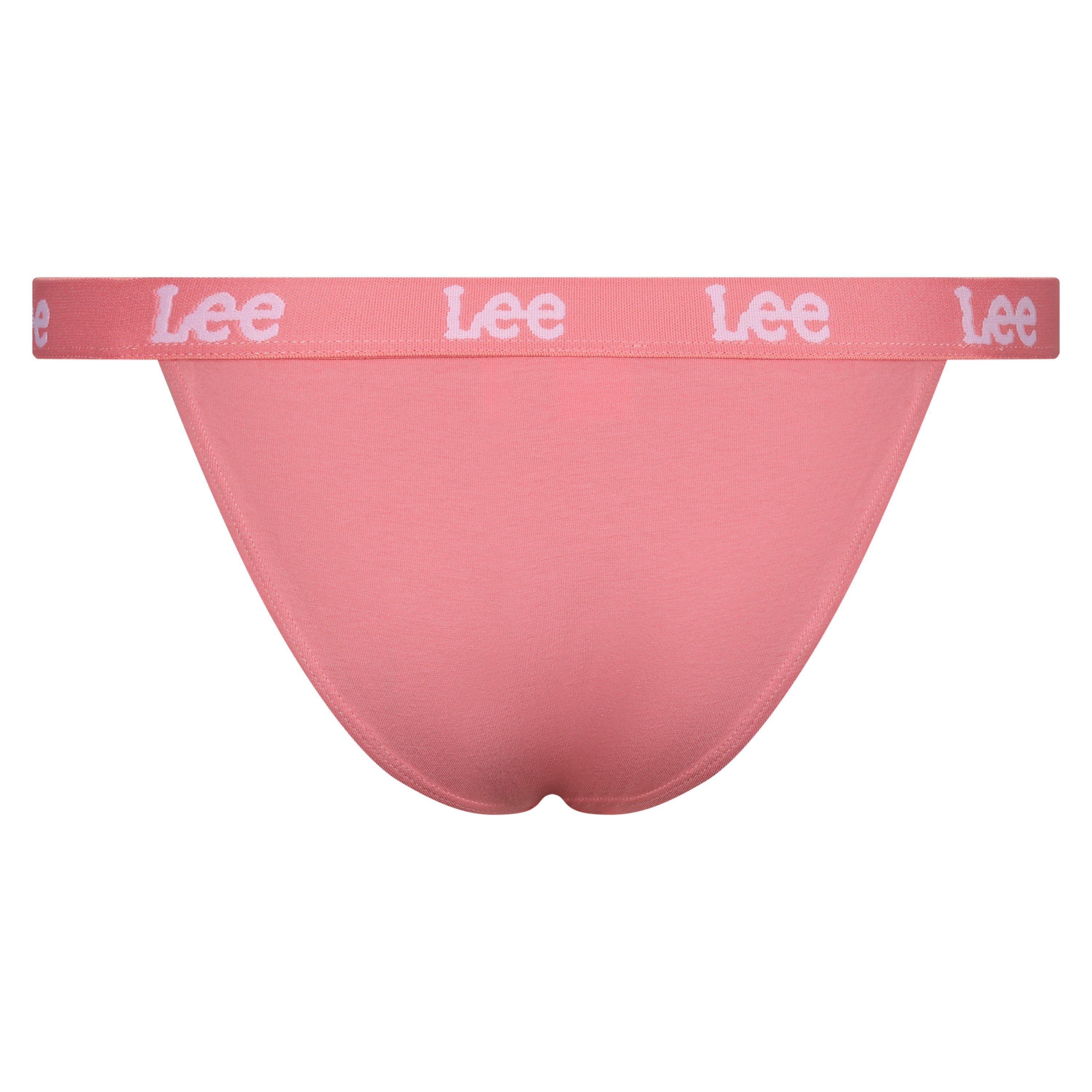 Pink/Stripe/Gry - Lee - Tanga Briefs 3-Pack - 3