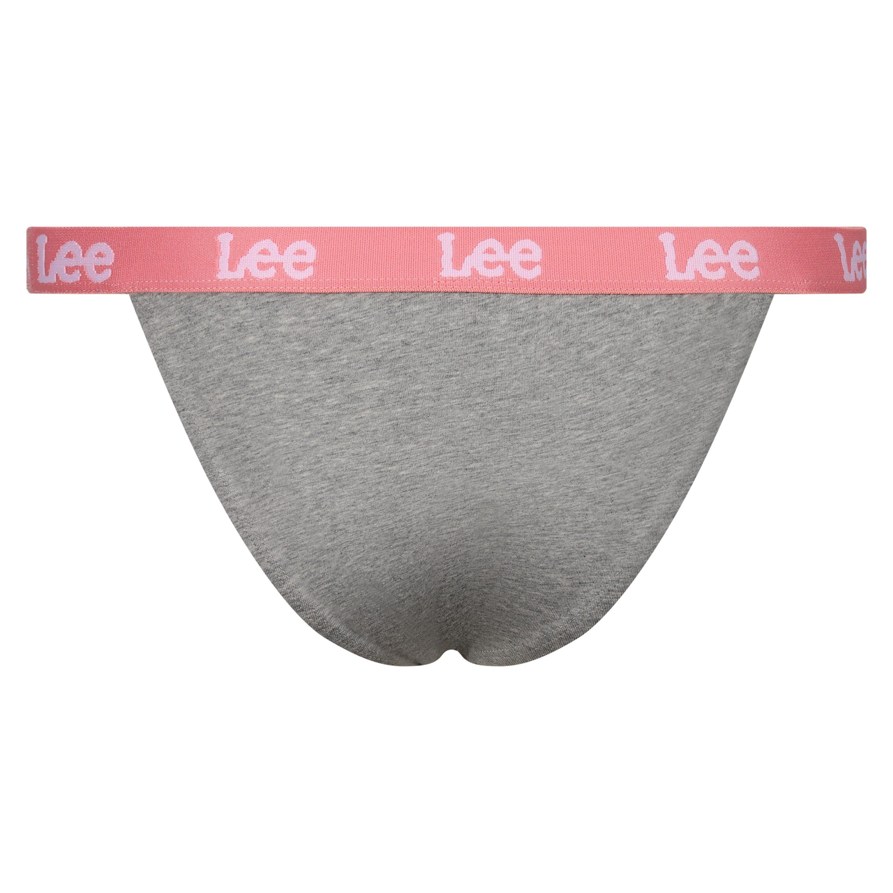 Pink/Stripe/Gry - Lee - Tanga Briefs 3-Pack - 5