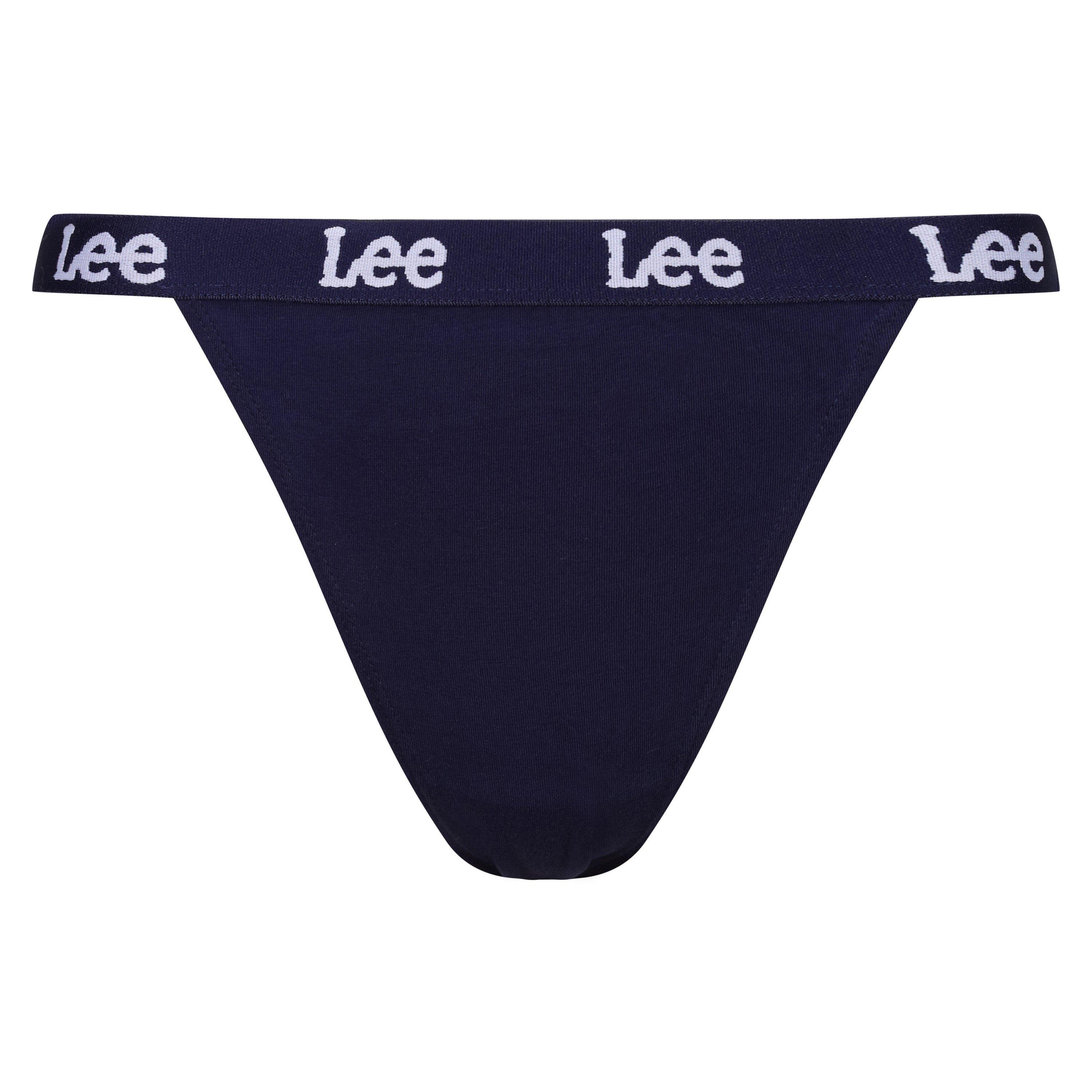 Blue/Stripe/Gry - Lee - Tanga Briefs 3-Pack - 2