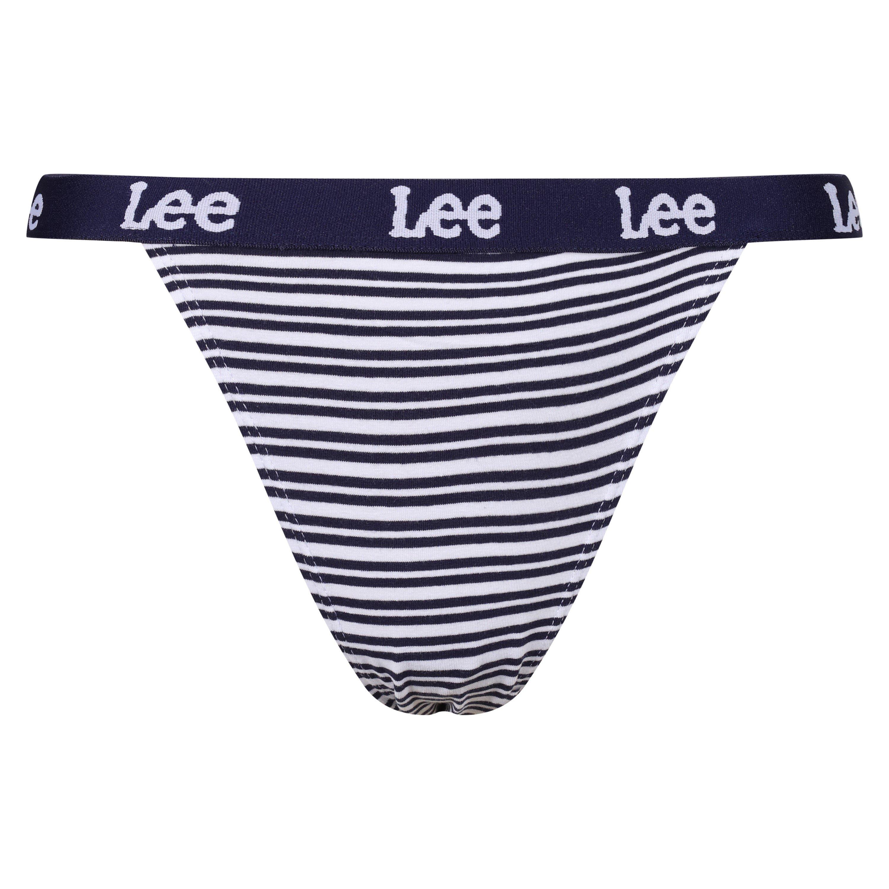 Blue/Stripe/Gry - Lee - Tanga Briefs 3-Pack - 5