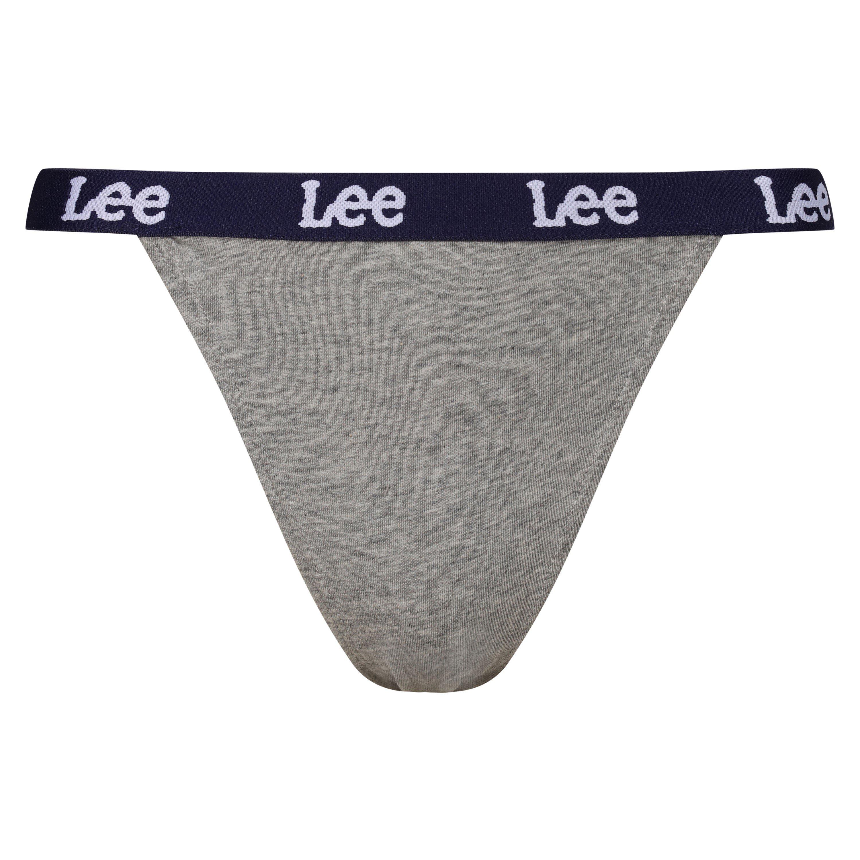 Blue/Stripe/Gry - Lee - Tanga Briefs 3-Pack - 8