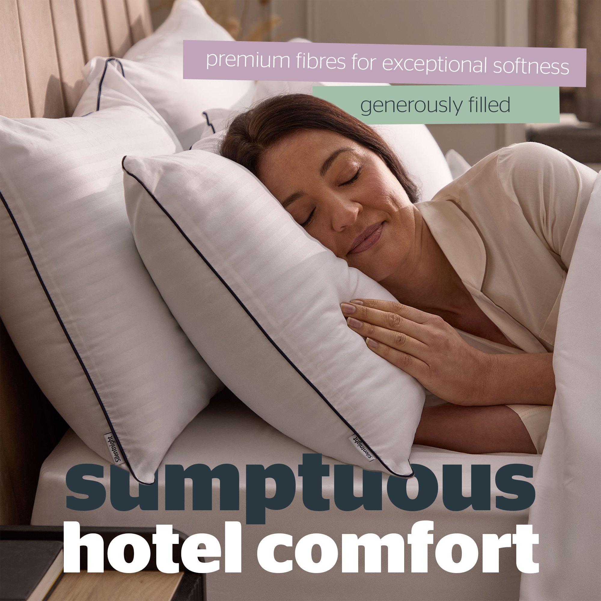 White - Silentnight - Silentnight Hotel Collection Pillow - 2 Pack - 4