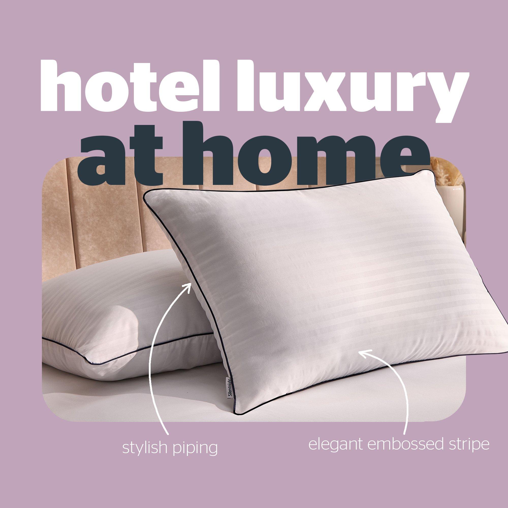 White - Silentnight - Silentnight Hotel Collection Pillow - 2 Pack - 5