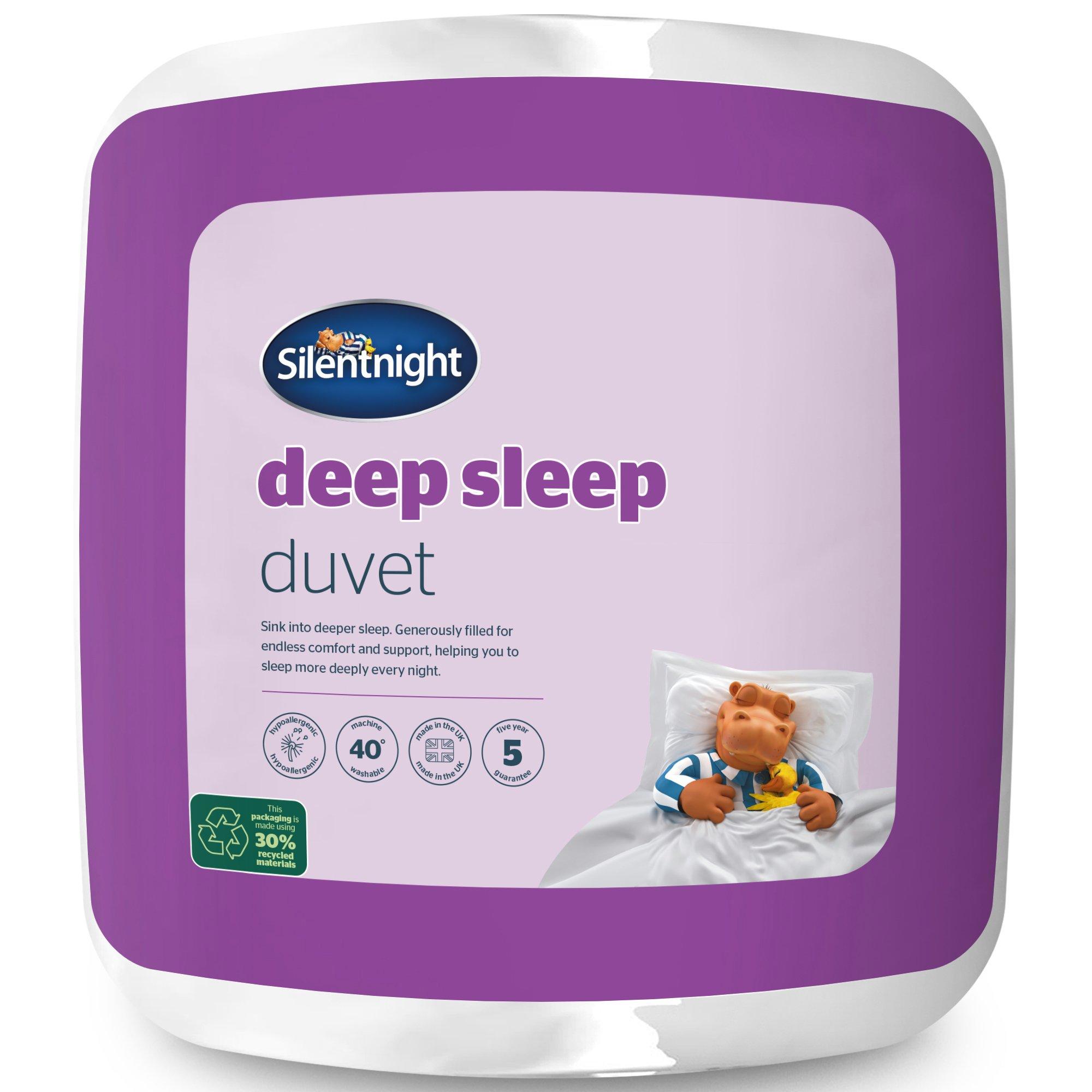 White - Silentnight - Deep Sleep Duvet - 15 Tog - 1