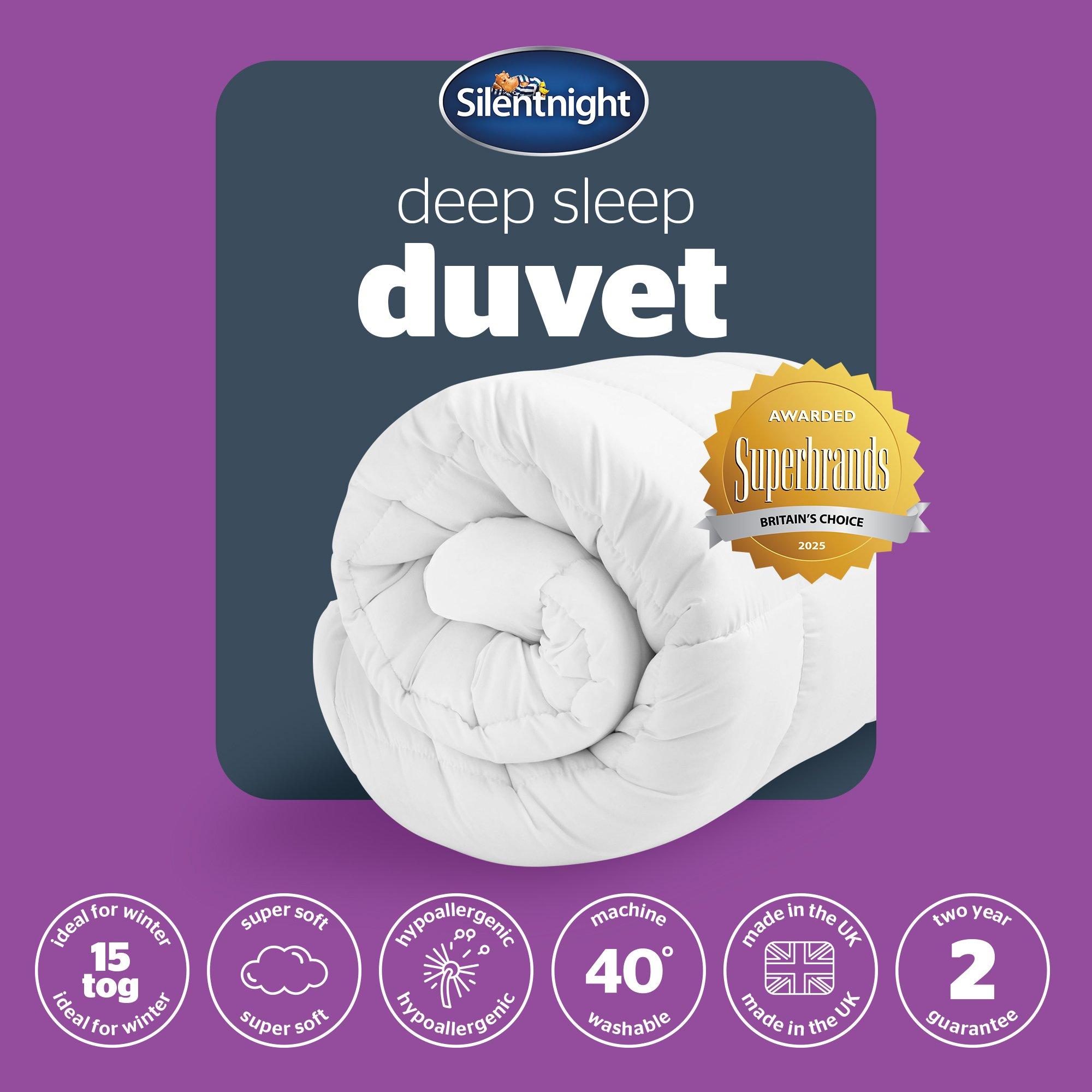White - Silentnight - Deep Sleep Duvet - 15 Tog - 9