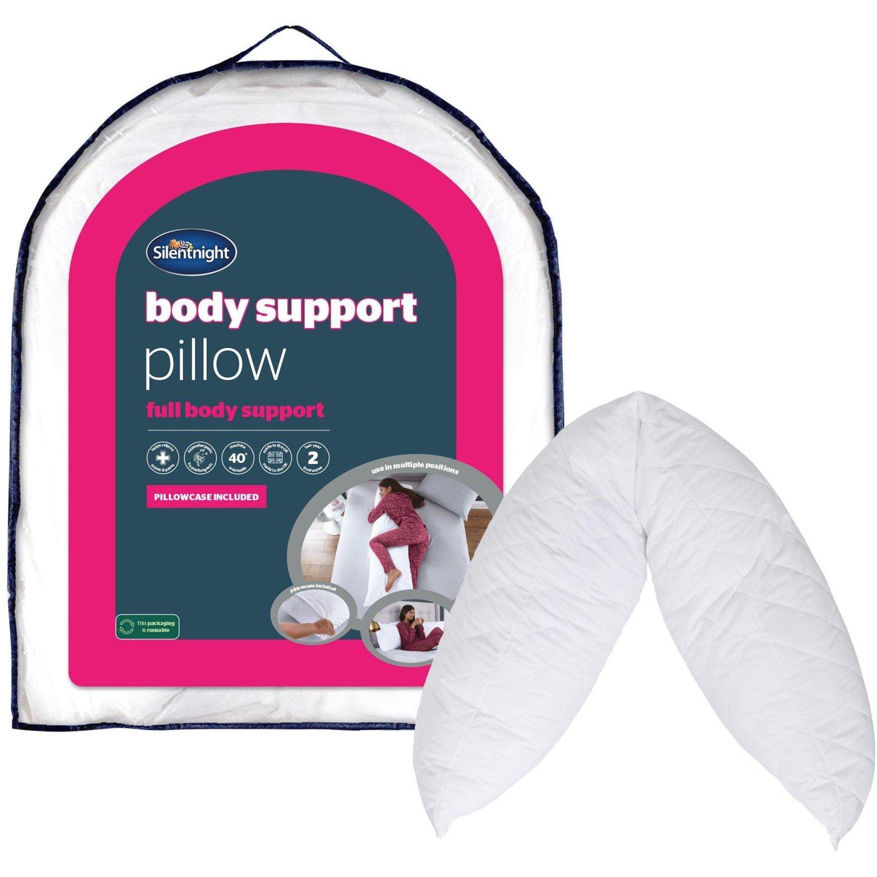 White - Silentnight - Body Support Pillow