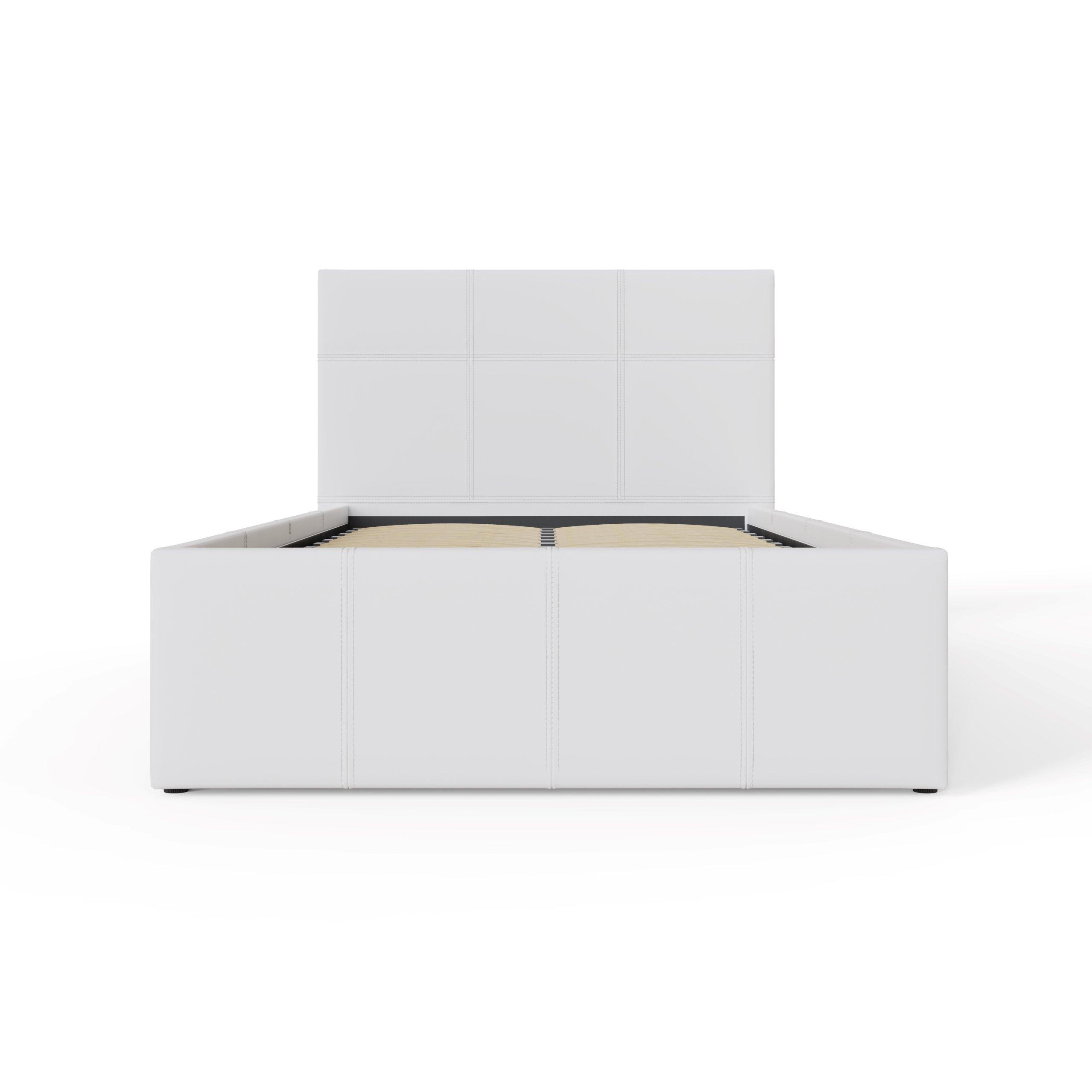White - GFW - Side Lift Ottoman 90Cm Natural - 3