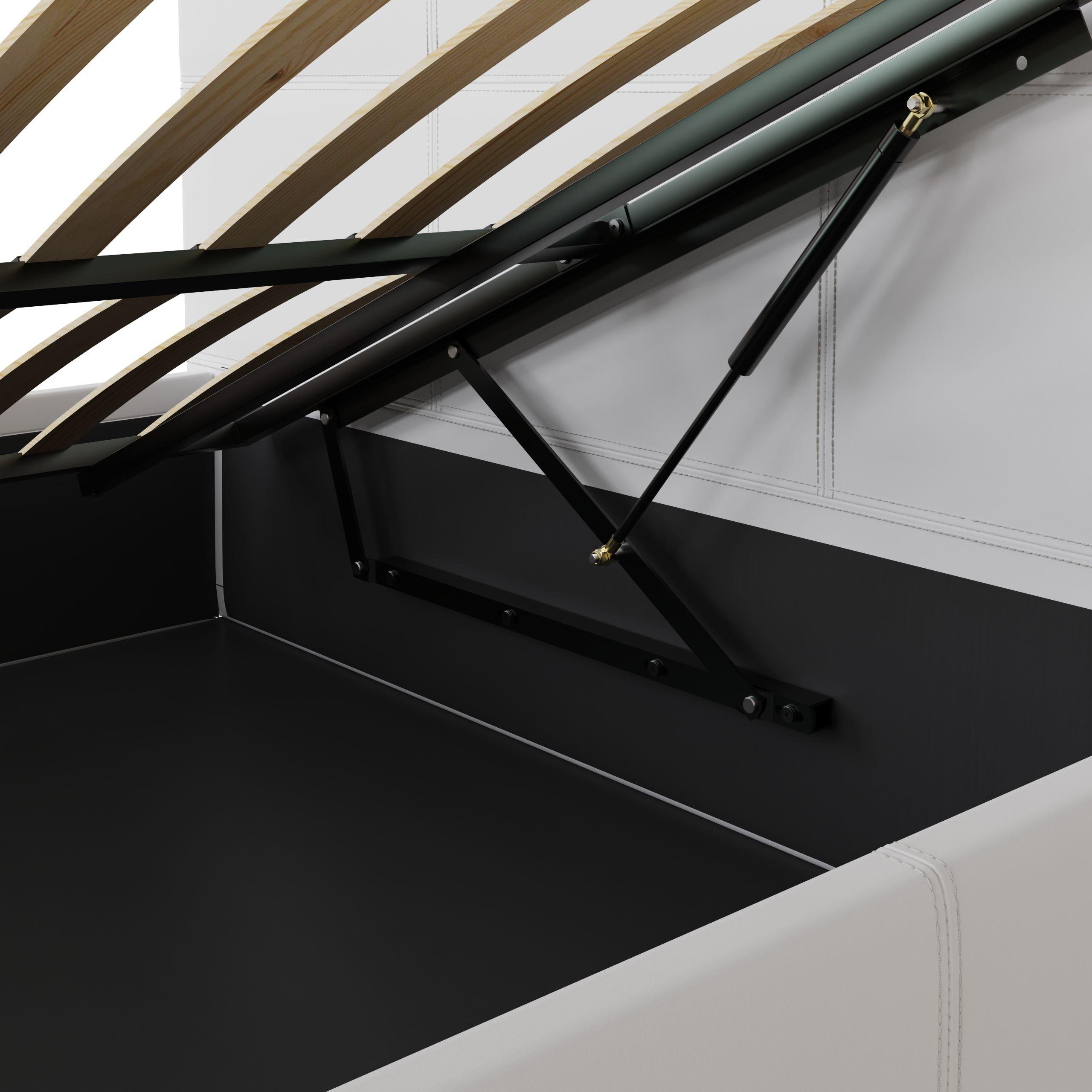 White - GFW - Side Lift Ottoman 90Cm Natural - 8