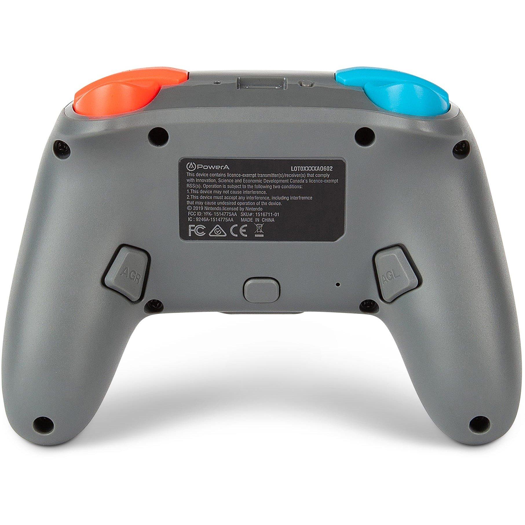 Nano Grey - PowerA - Switch Nano Enhanced Wireless Controller - Grey - 3